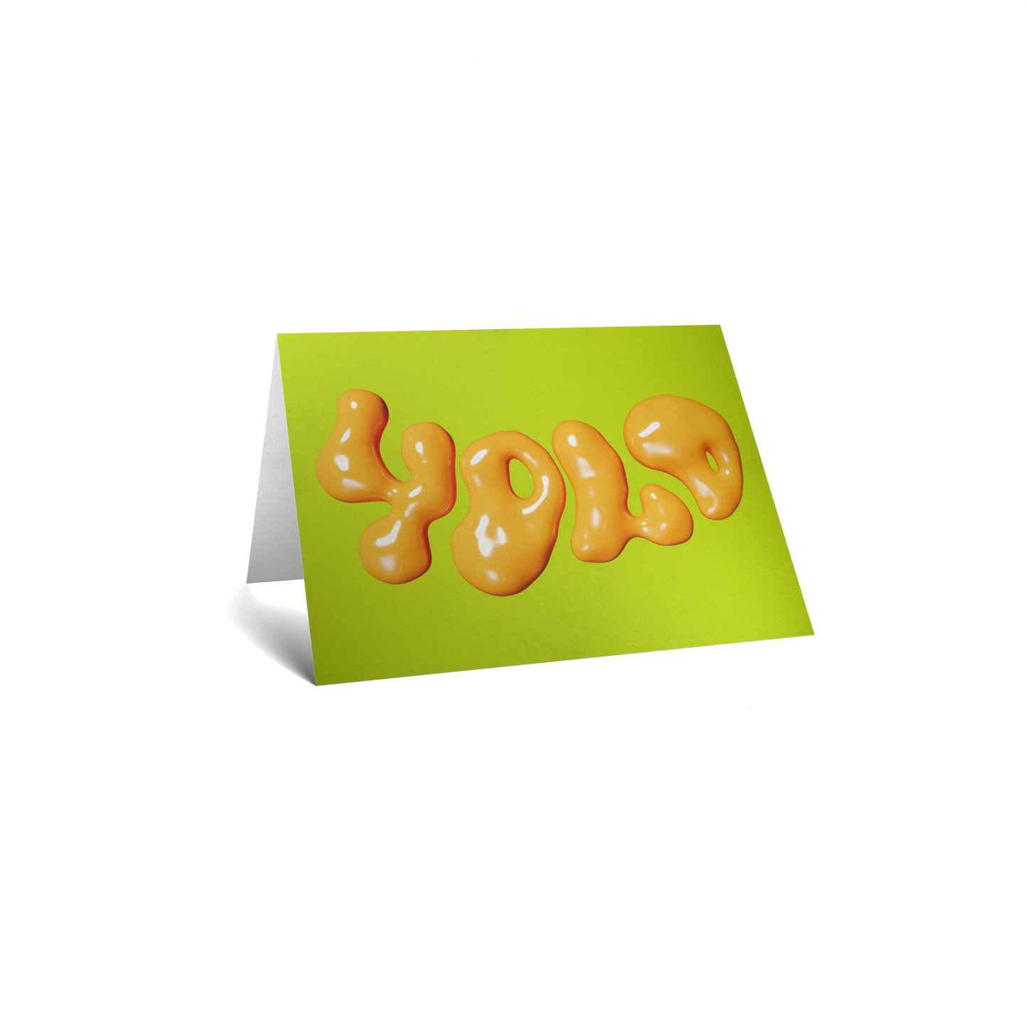 Encouragement Keepsake Greeting Card - YOLO