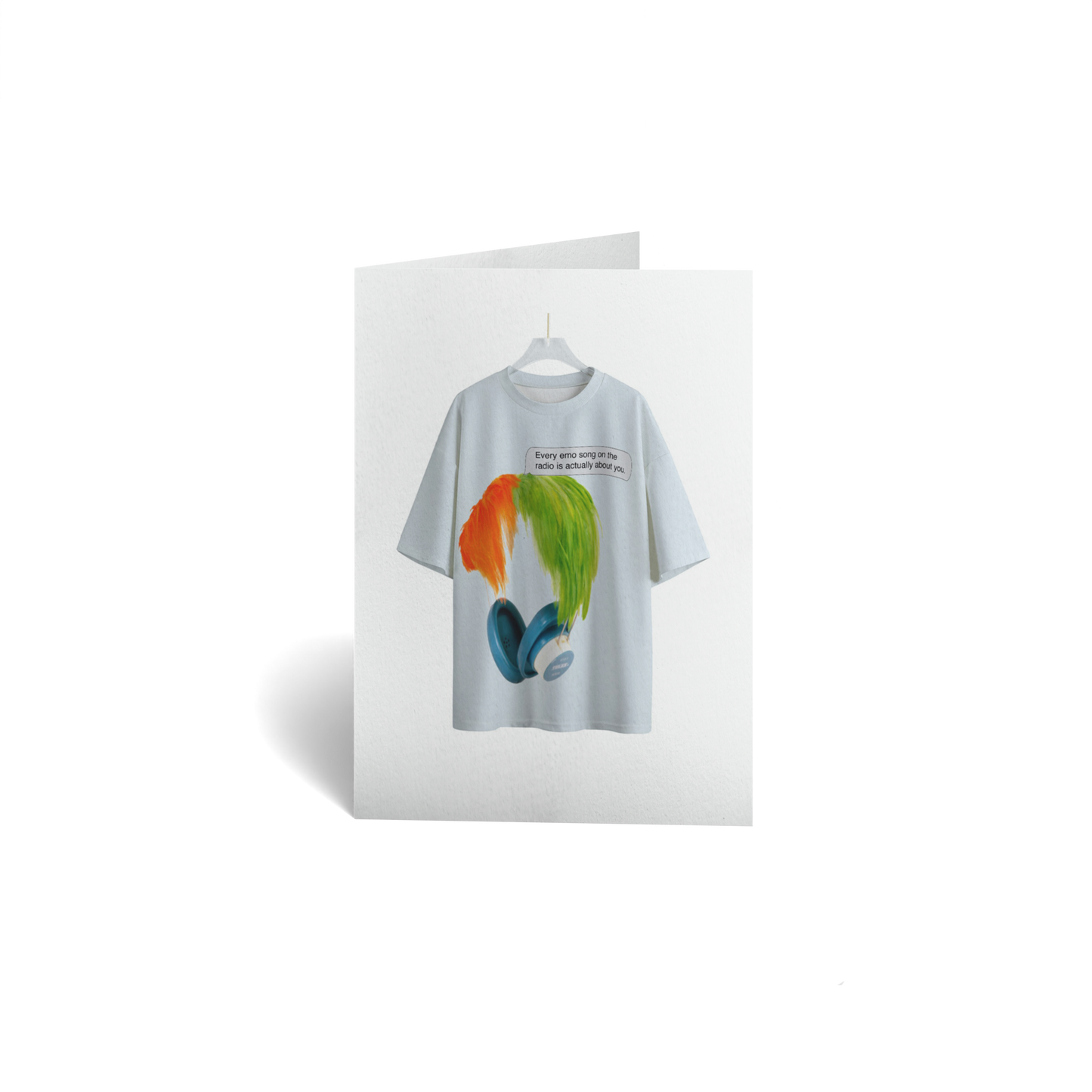 Love Keepsake Greeting Card - Funny Emo Song