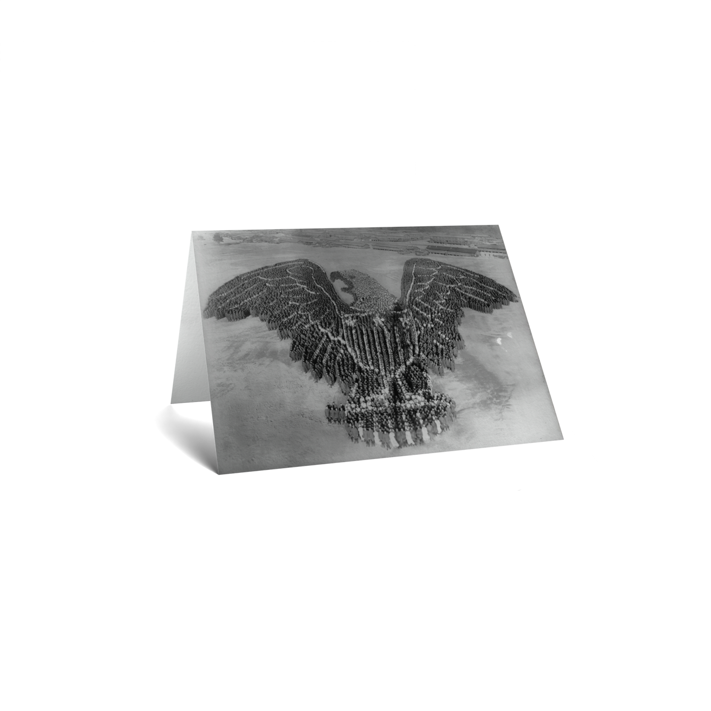 Just Because Keepsake Greeting Card - Human American Eagle Formation