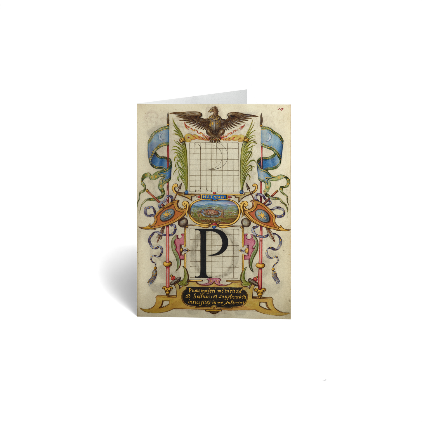 Guide for Constructing the Letter P by Joris Hoefnagel