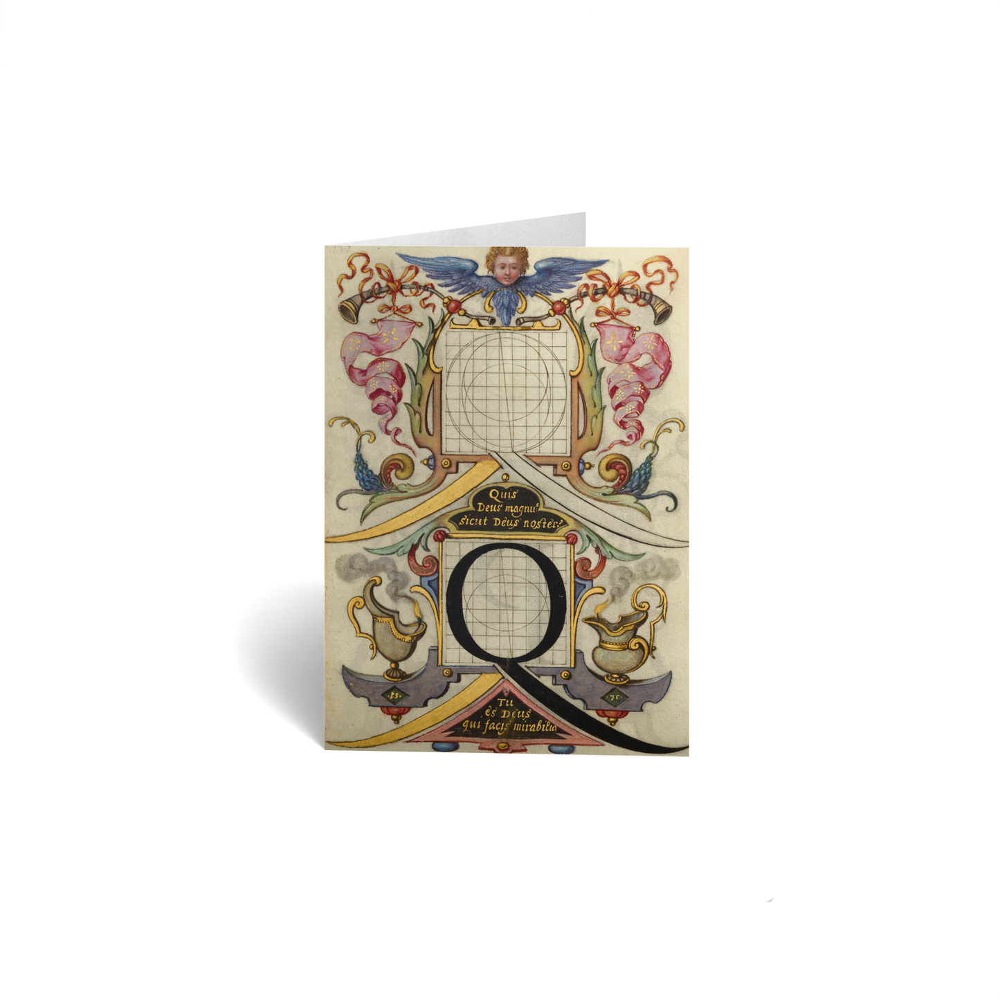 Guide for Constructing the Letter Q by Joris Hoefnagel
