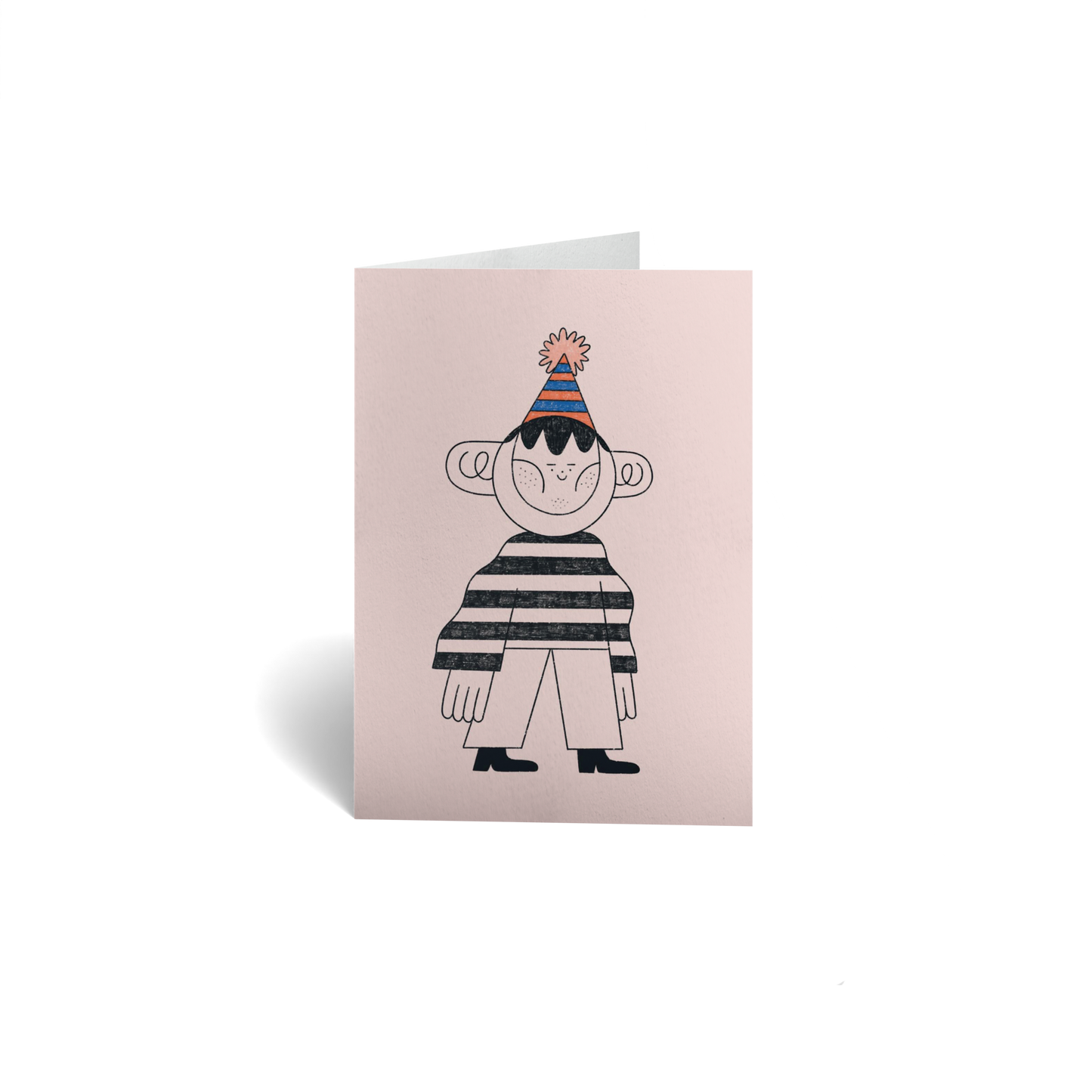 Birthday Keepsake Greeting Card - Birthday Boy in Party Hat