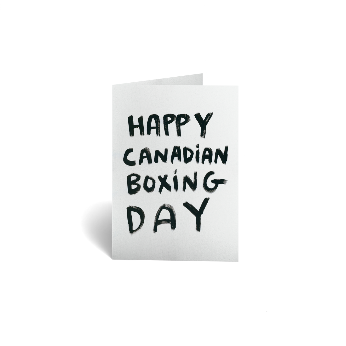 Holiday Keepsake Greeting Card - Canadian Boxing Day