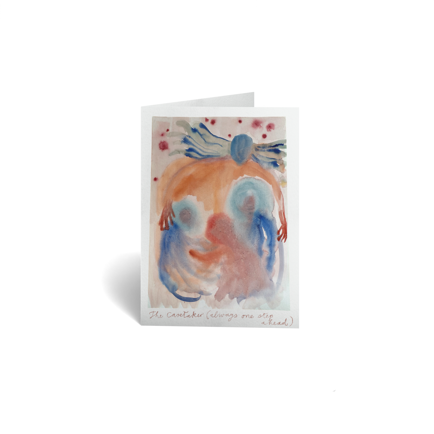 Get Well Keepsake Greeting Card - The Caretaker Abstract