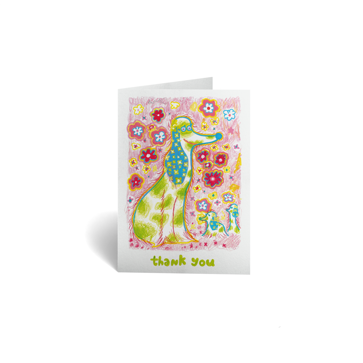 Thank You Flower Dog by Andrea Reyes