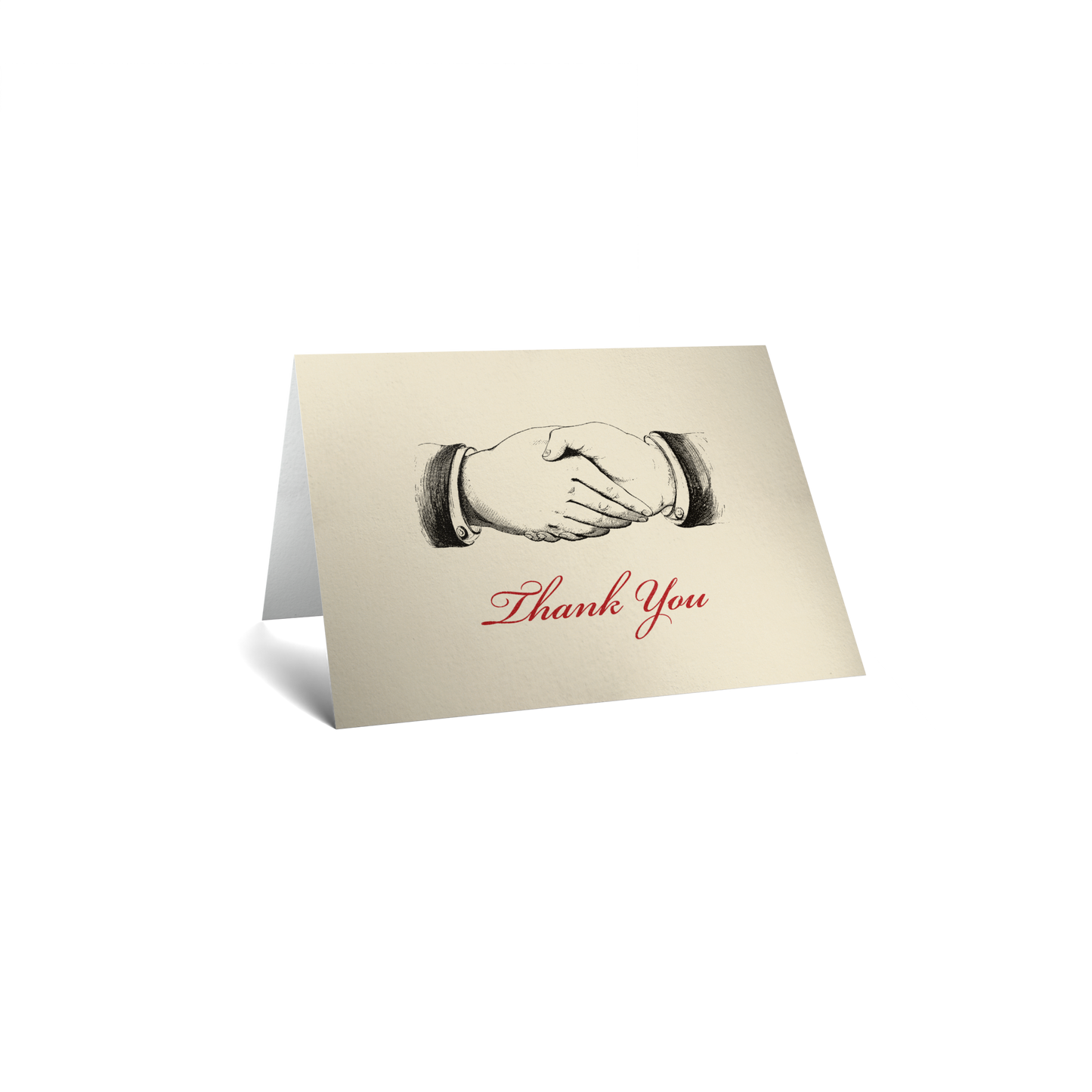 Thank You Keepsake Greeting Card - Business Handshake