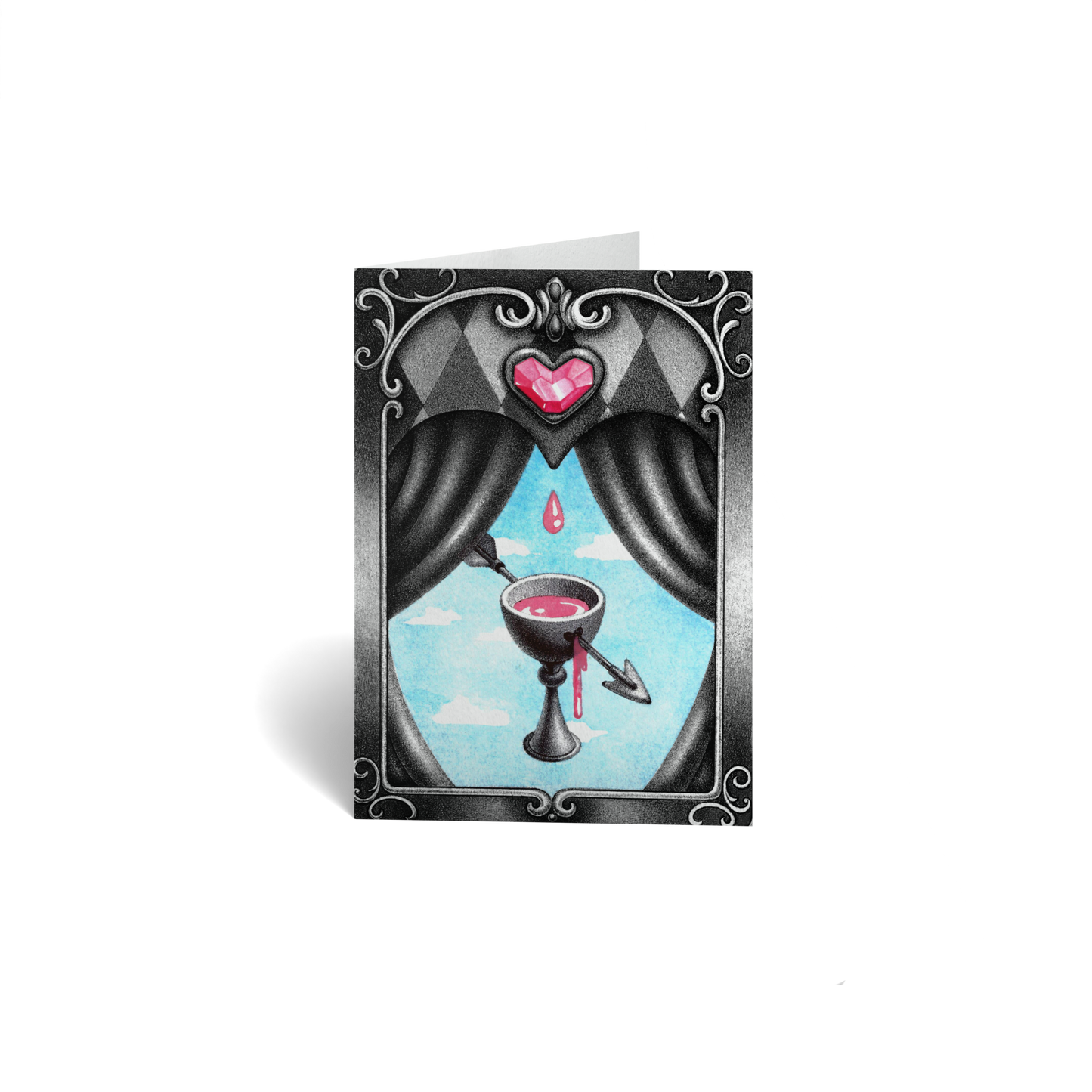Valentine's Day Keepsake Greeting Card - St. Valentine's Day Chalice