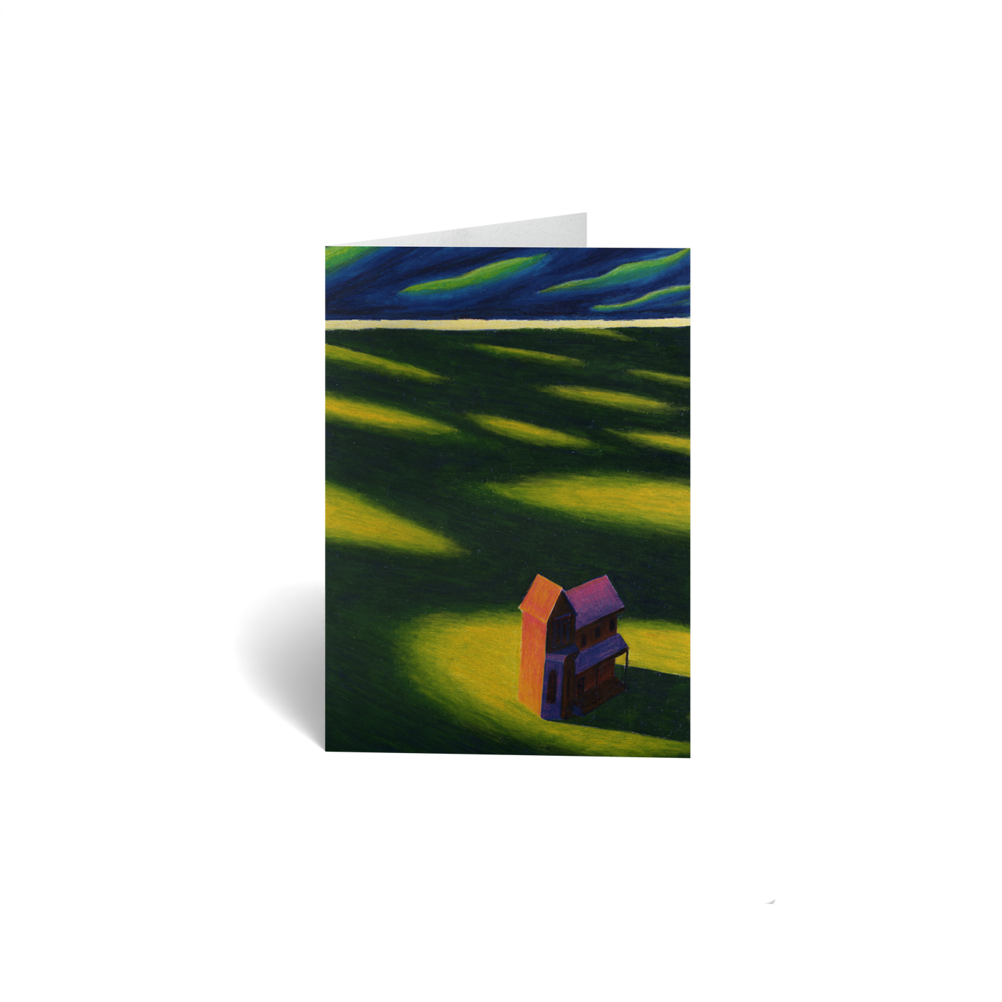 Thinking of You Keepsake Greeting Card - House in Field