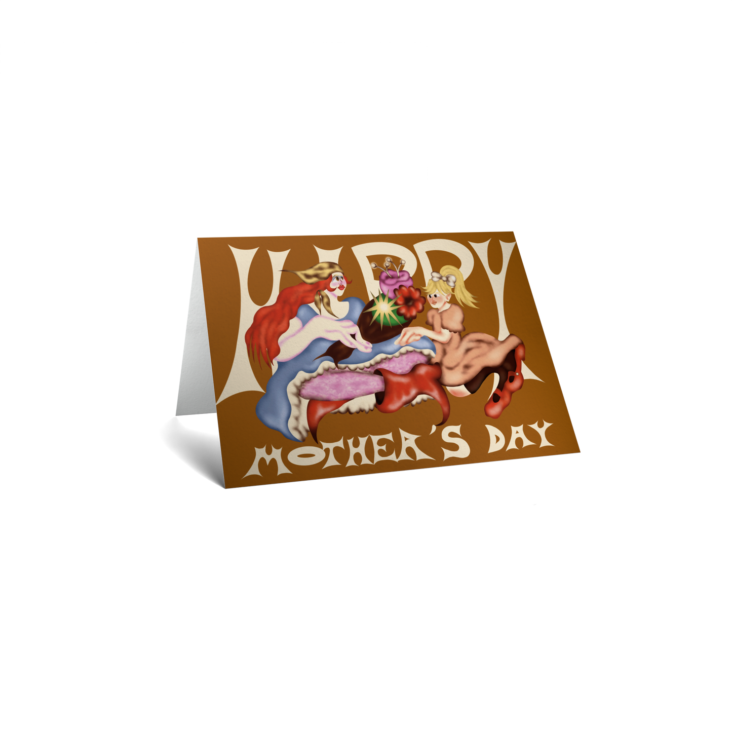 Mother's Day Keepsake Greeting Card - Mom and Daughter