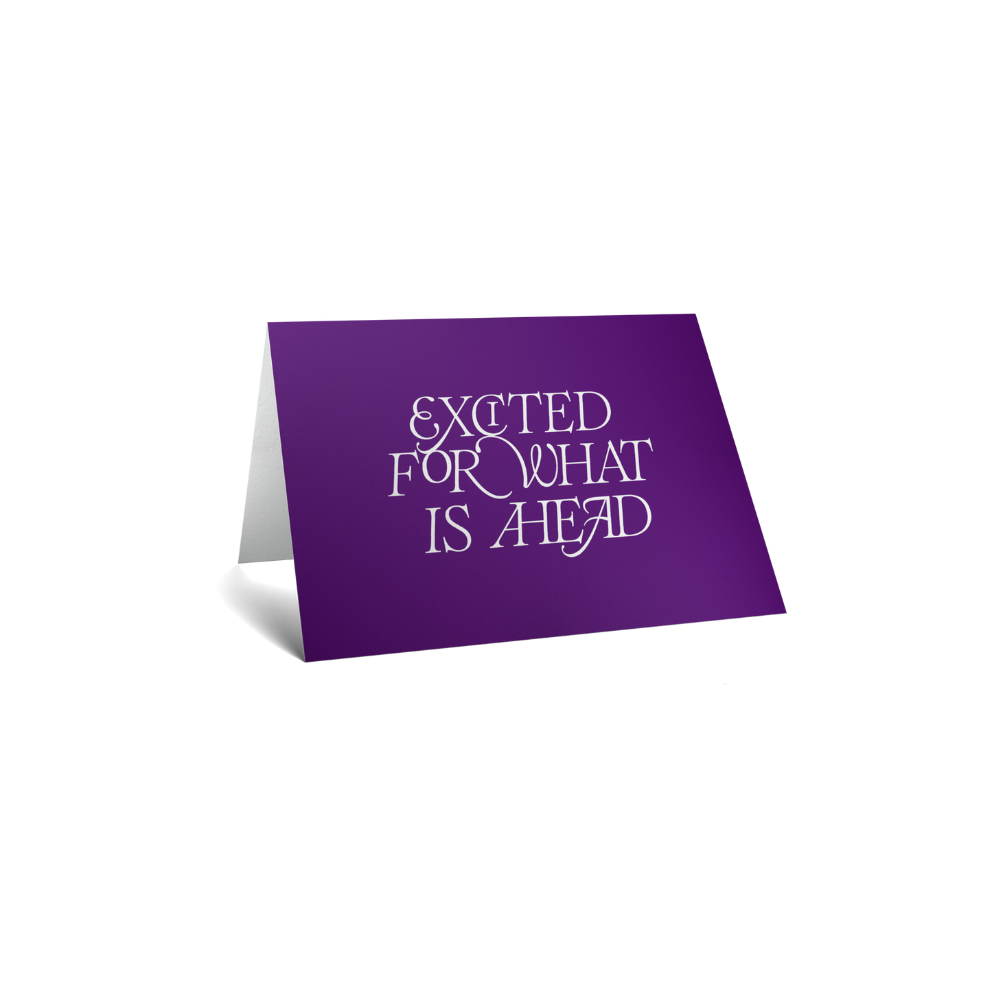 New Beginnings Keepsake Greeting Card - Excited For What Is Ahead by Francesco Dipierro