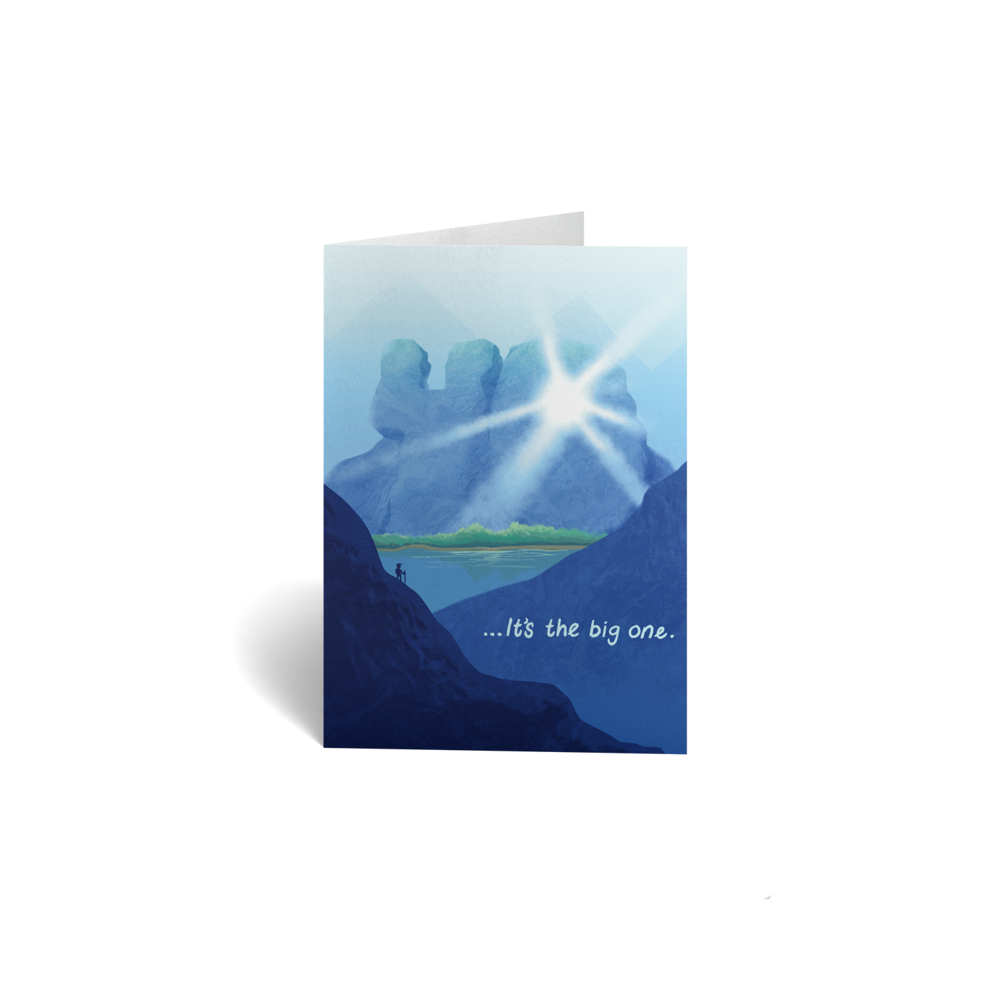 Birthday Keepsake Greeting Card - 40th Bday - Over the Hill