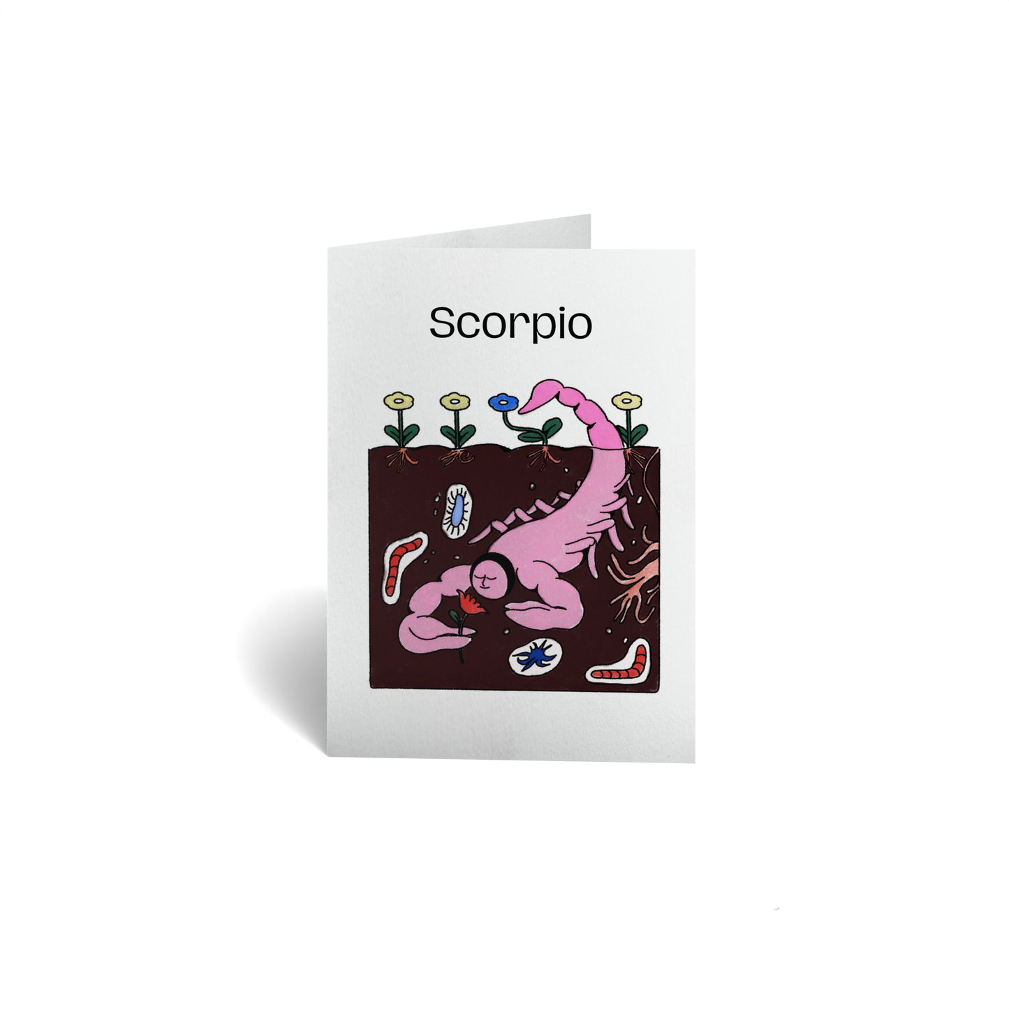 Birthday Keepsake Greeting Card - Zodiac Sign - Scorpio