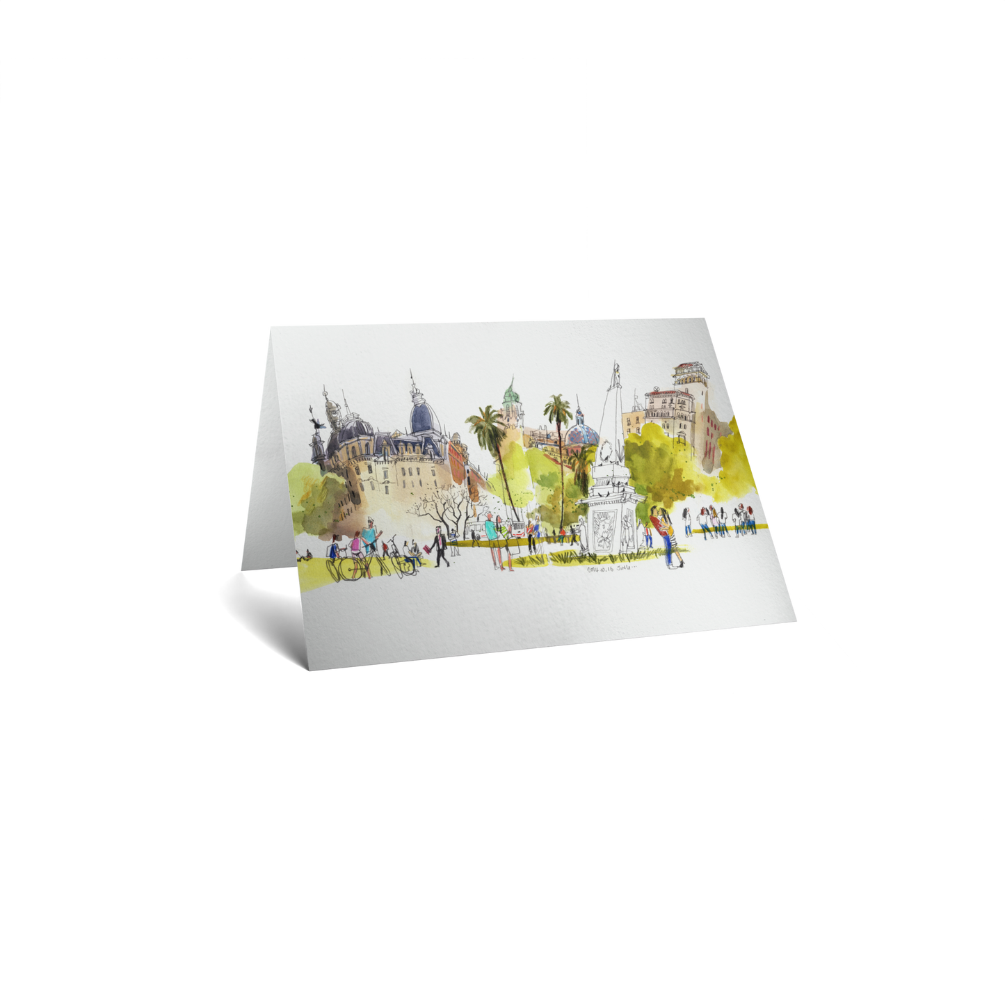 Just Because Keepsake Greeting Card - Buenos Aires, Argentina