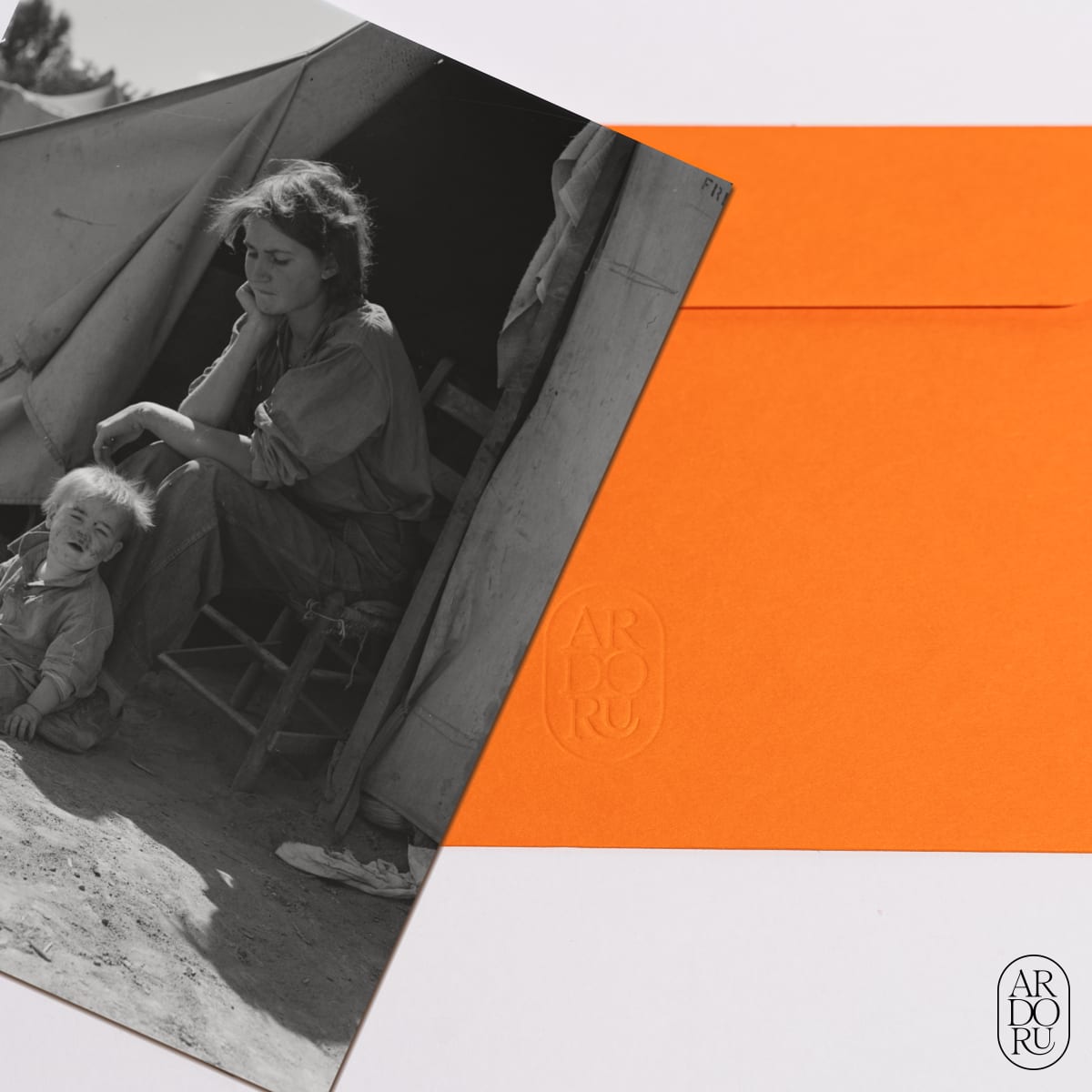 Just Because Keepsake Greeting Card - Migrant Mother Dorothea Lange Photography