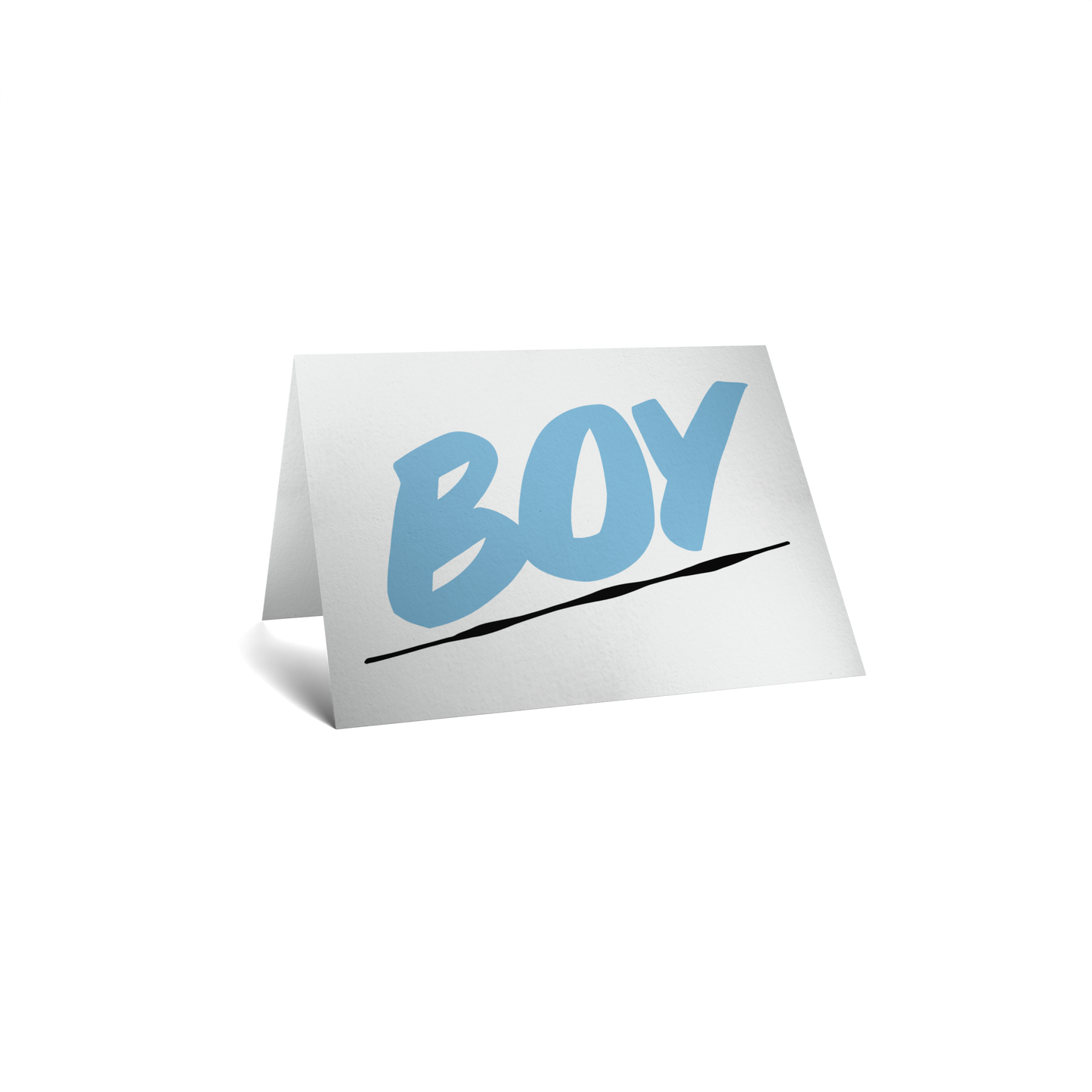Baby Keepsake Greeting Card - Boy