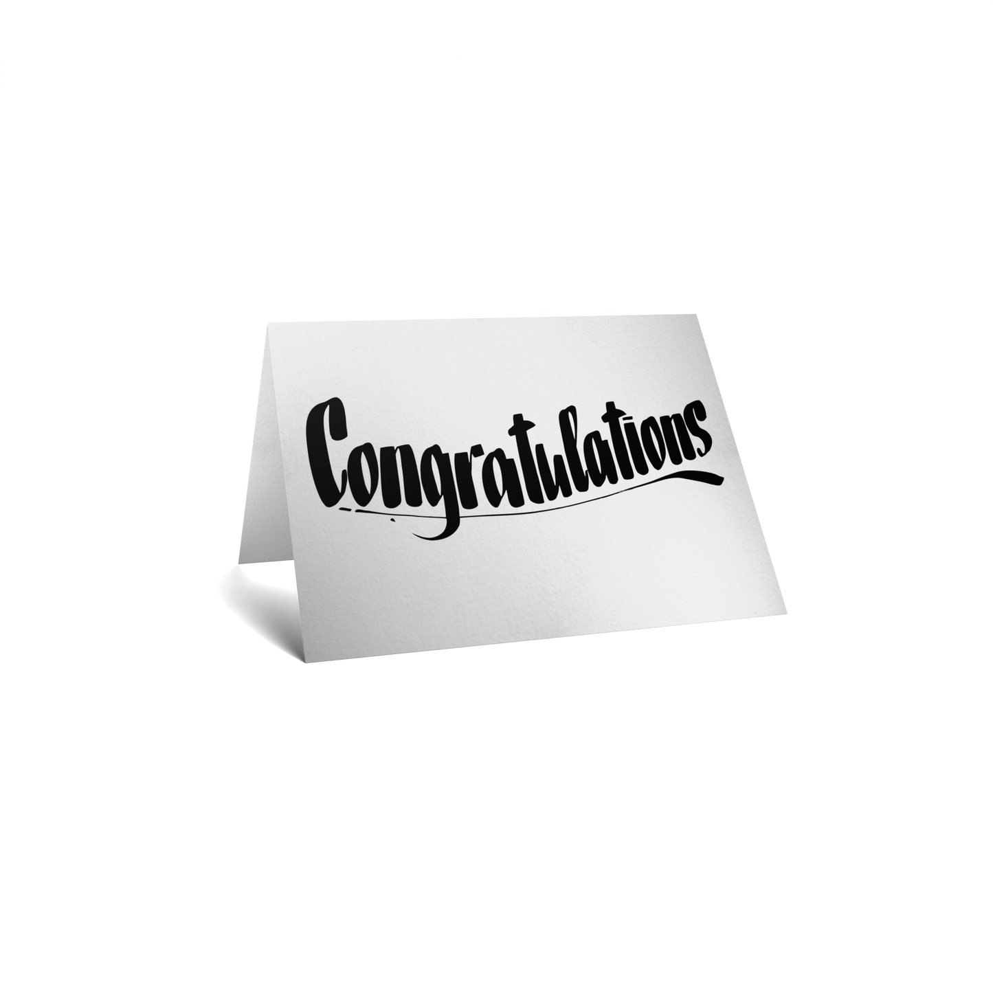 Congratulations Keepsake Greeting Card - Typography