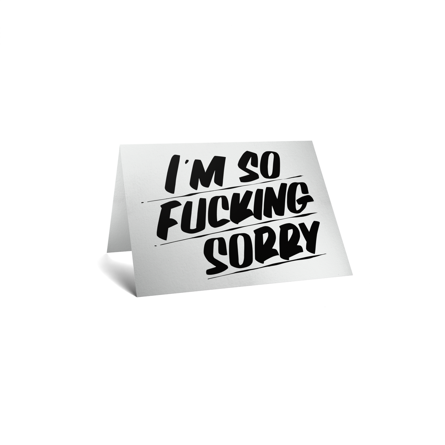 I'm Sorry Keepsake Greeting Card - Apology