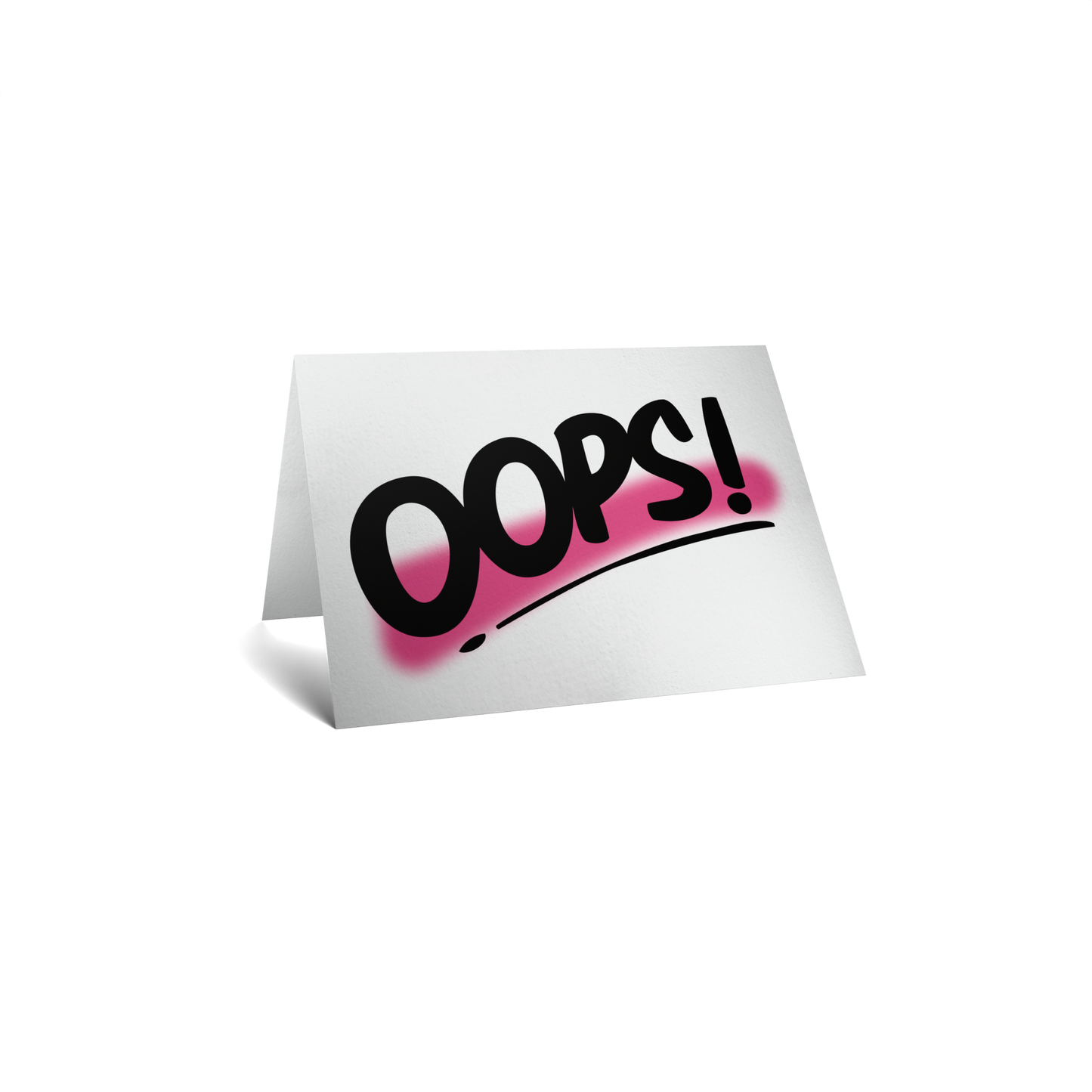 I'm Sorry Keepsake Greeting Card - Oops
