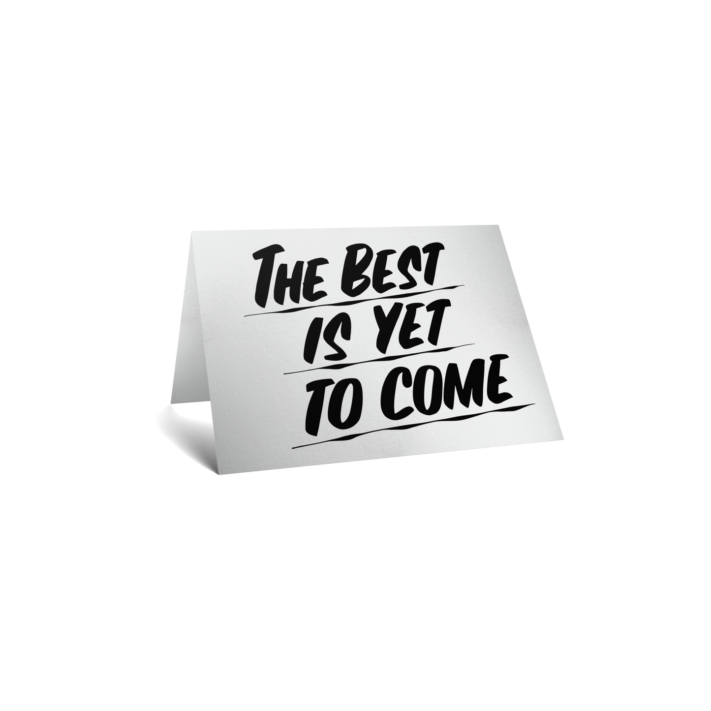 Anniversary Keepsake Greeting Card - The Best Is Yet to Come
