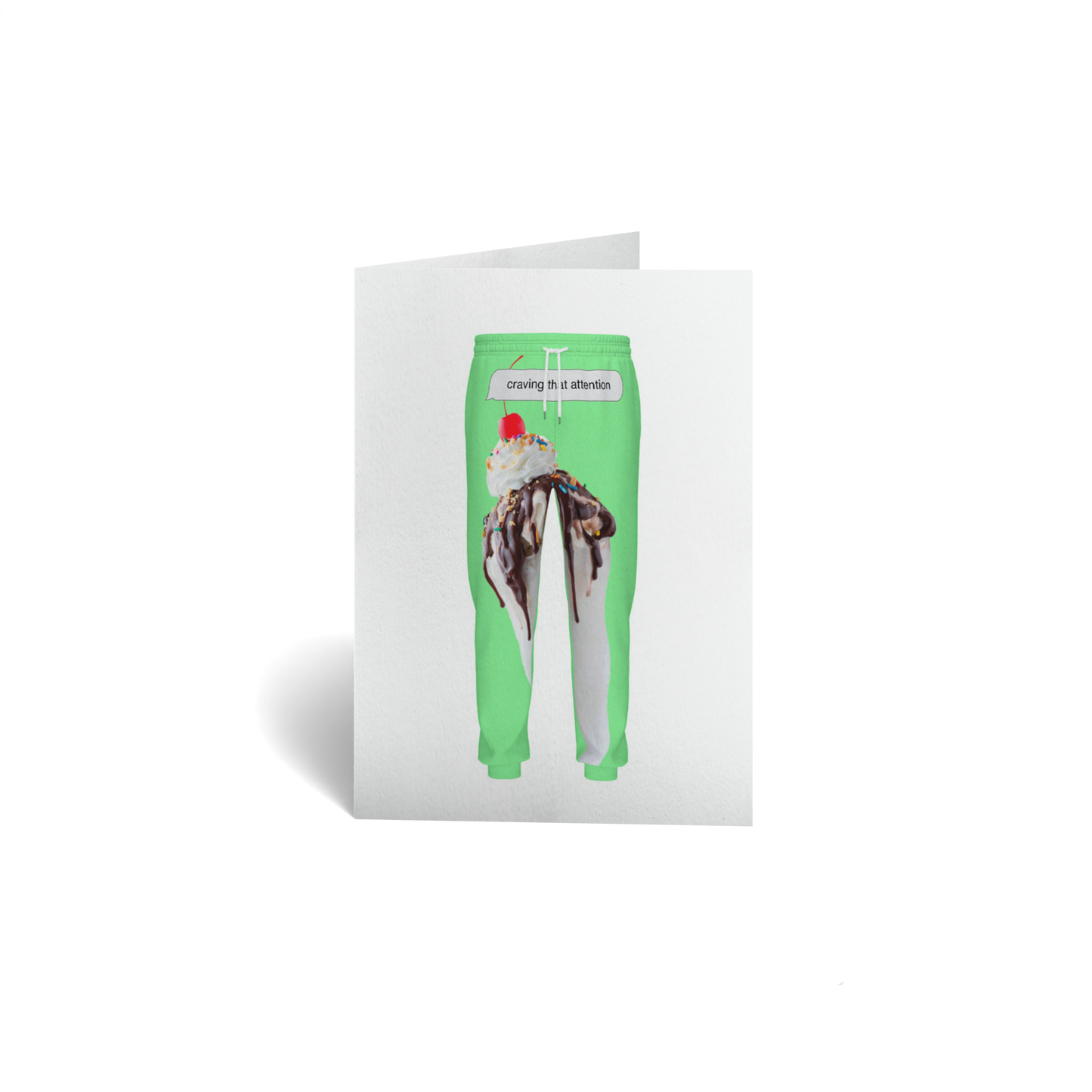 Love Keepsake Greeting Card - Ice Cream Funny