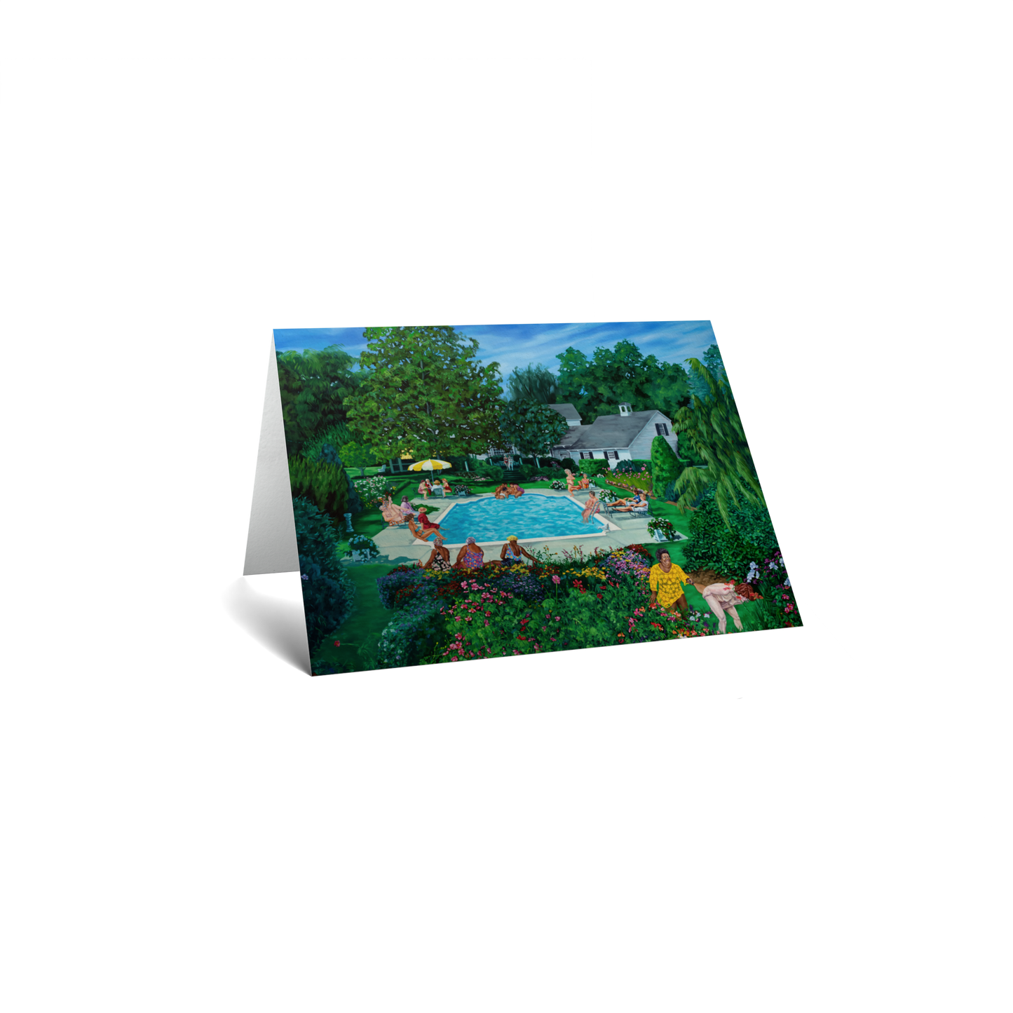 Just Because Keepsake Greeting Card - Pool Party
