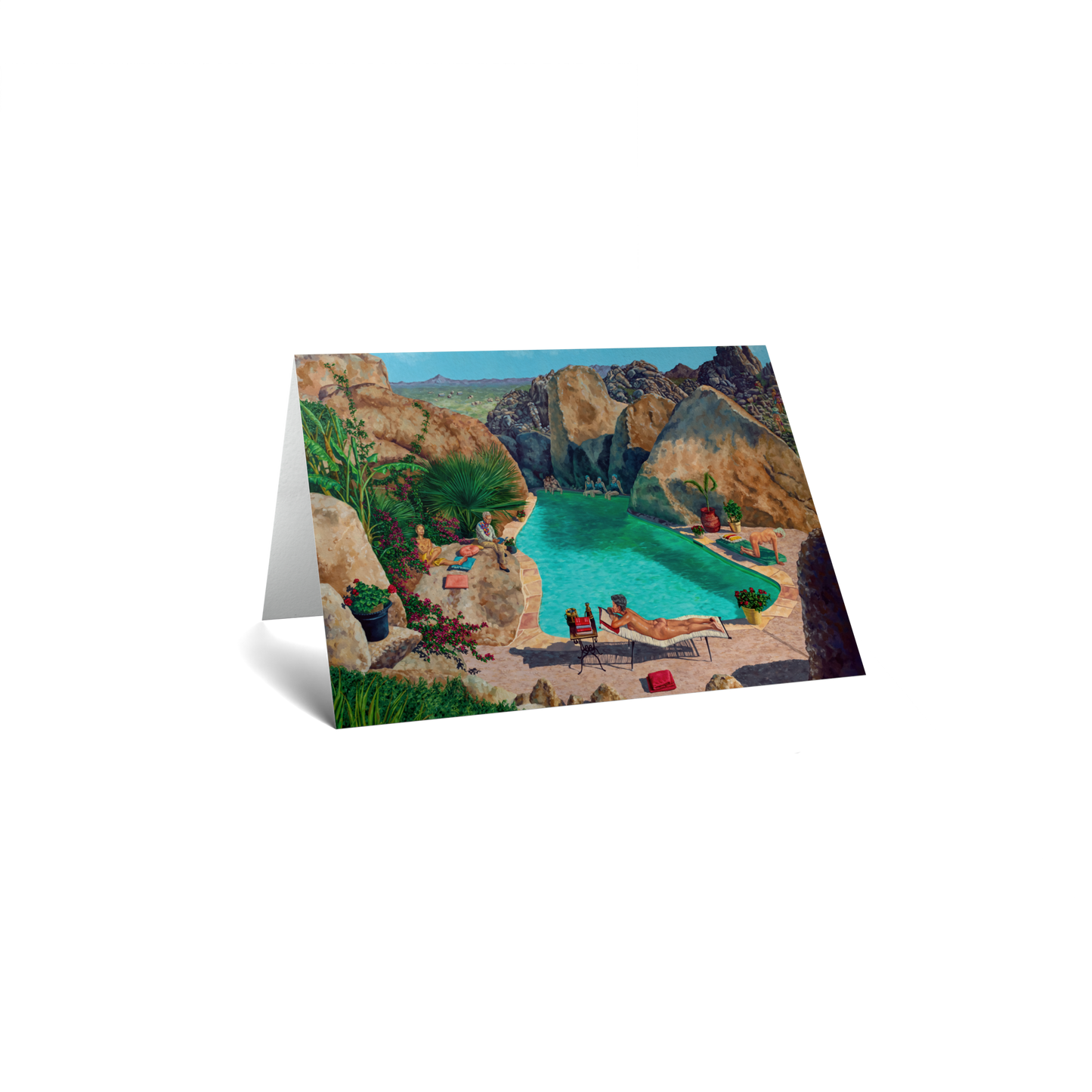 Summer Keepsake Greeting Card - Fun Pool by Samantha Nye