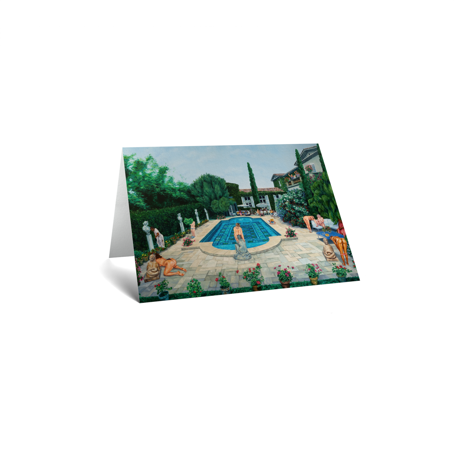 Love Keepsake Greeting Card - Poolside