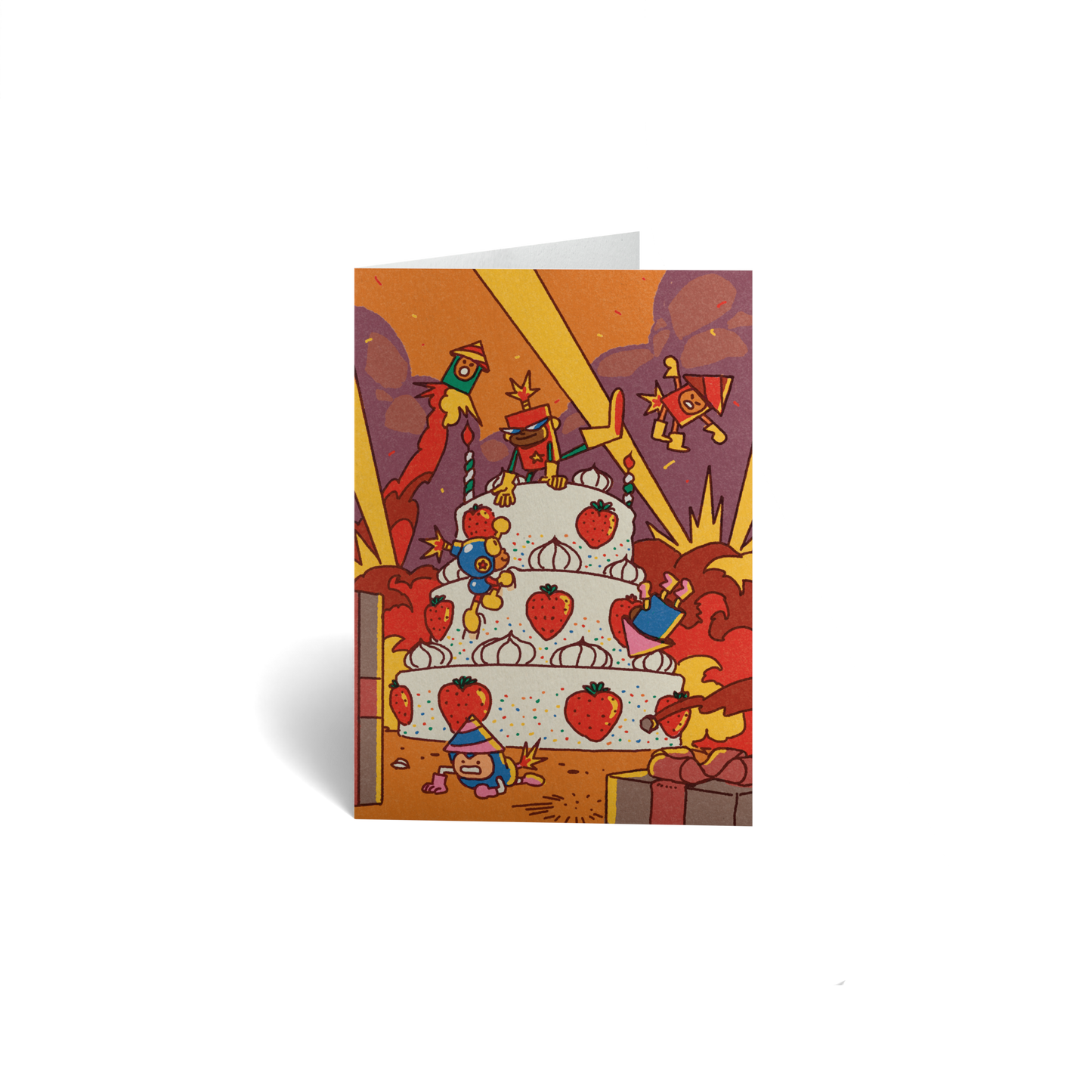 Birthday Keepsake Greeting Card - Birthday Cake Blast