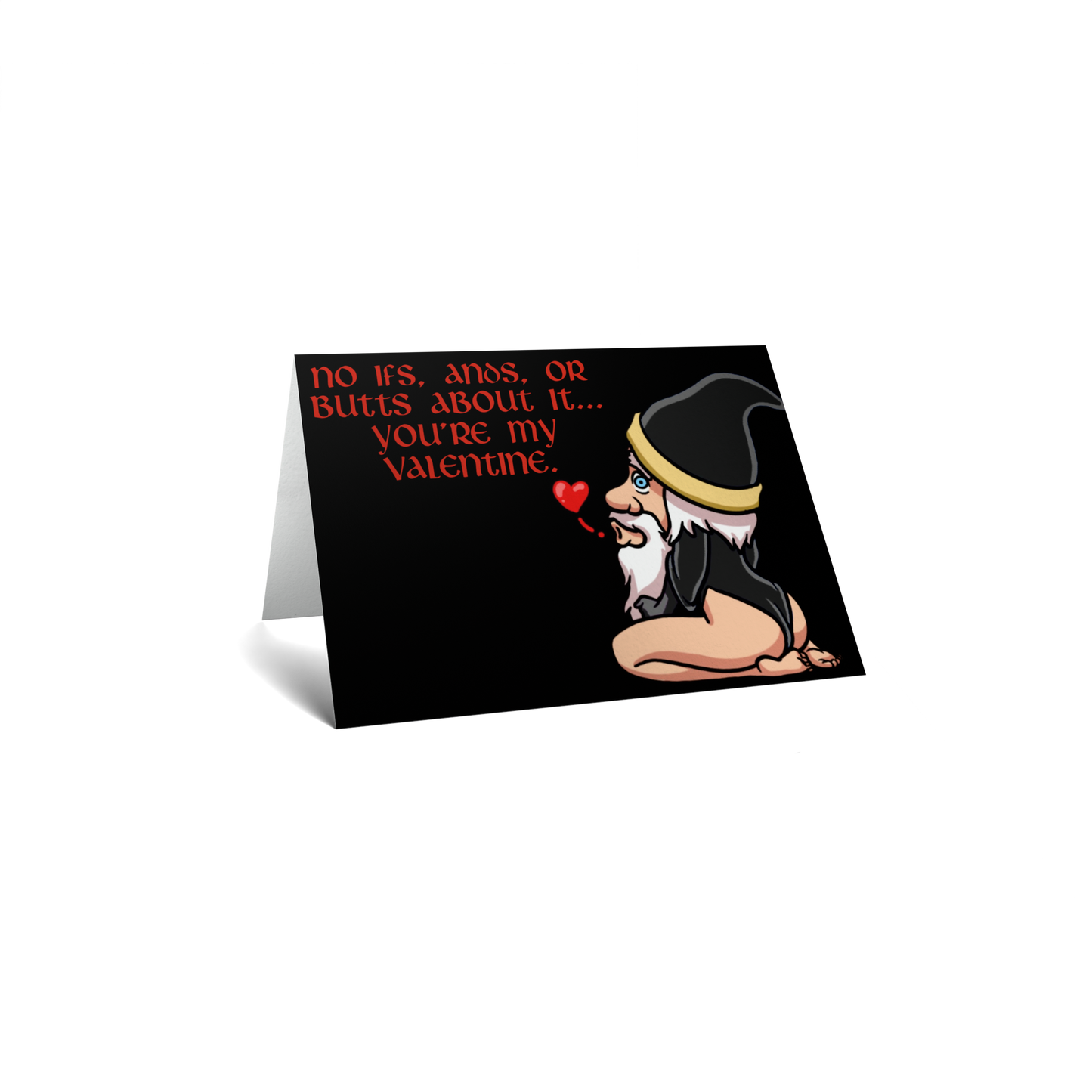 Valentine's Day Keepsake Greeting Card - Funny Wizard