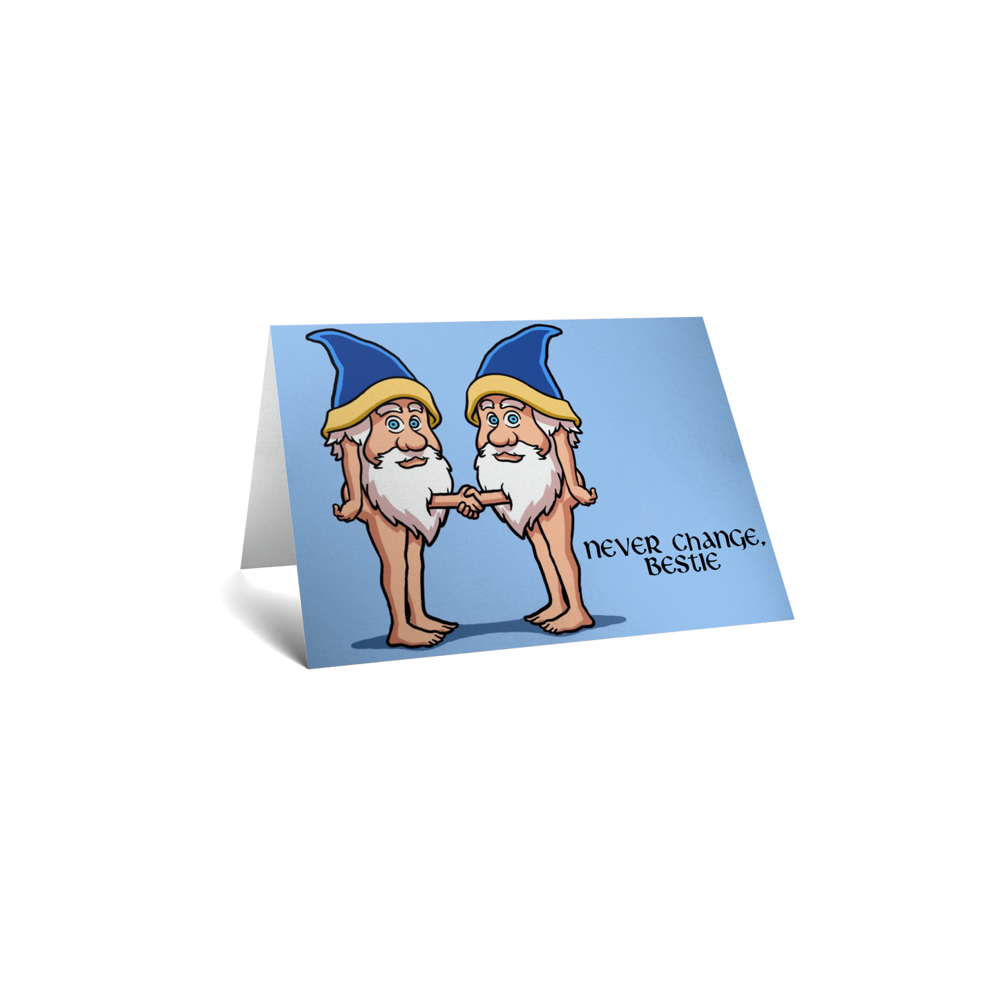 Friendship Keepsake Greeting Card - Funny Wizards - Bestie