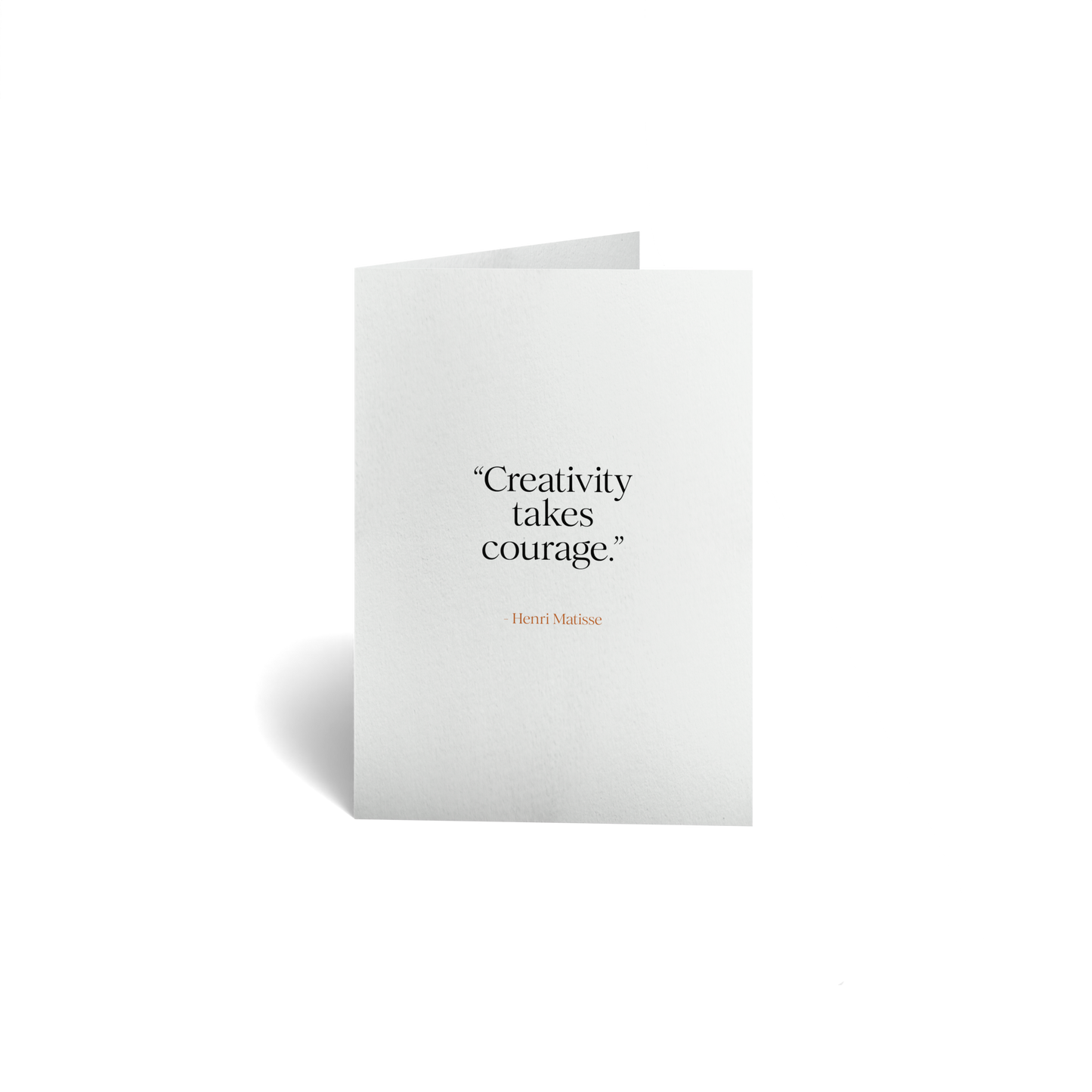 Encouragement Keepsake Greeting Card - Henri Matisse Quote