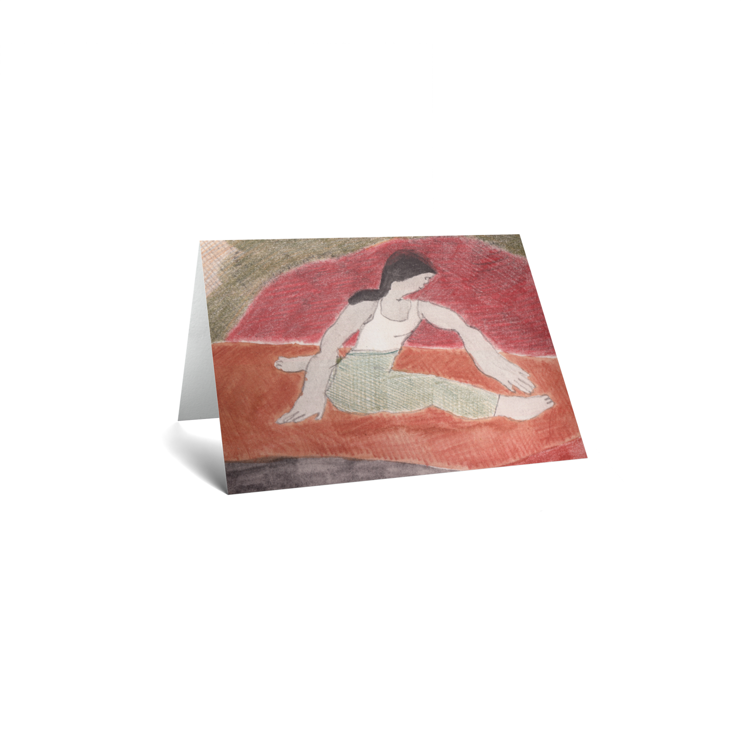 Self Care Keepsake Greeting Card - Yoga Pose