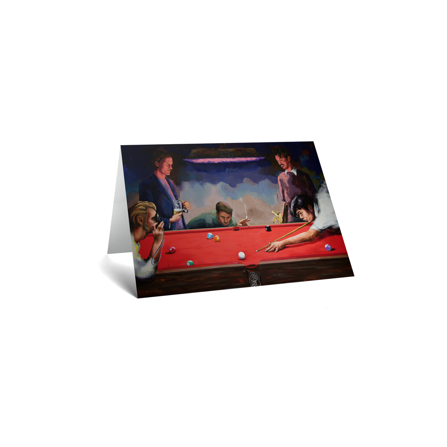 Billiard Players by Luka Kurashvili