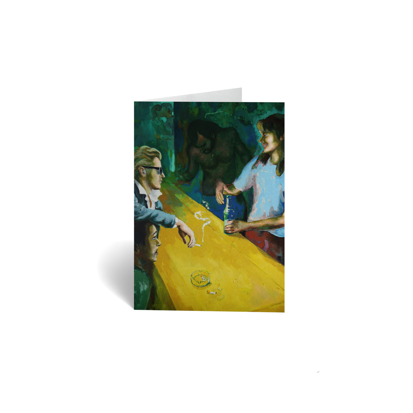 Just Because Keepsake Greeting Card - Bar Scene