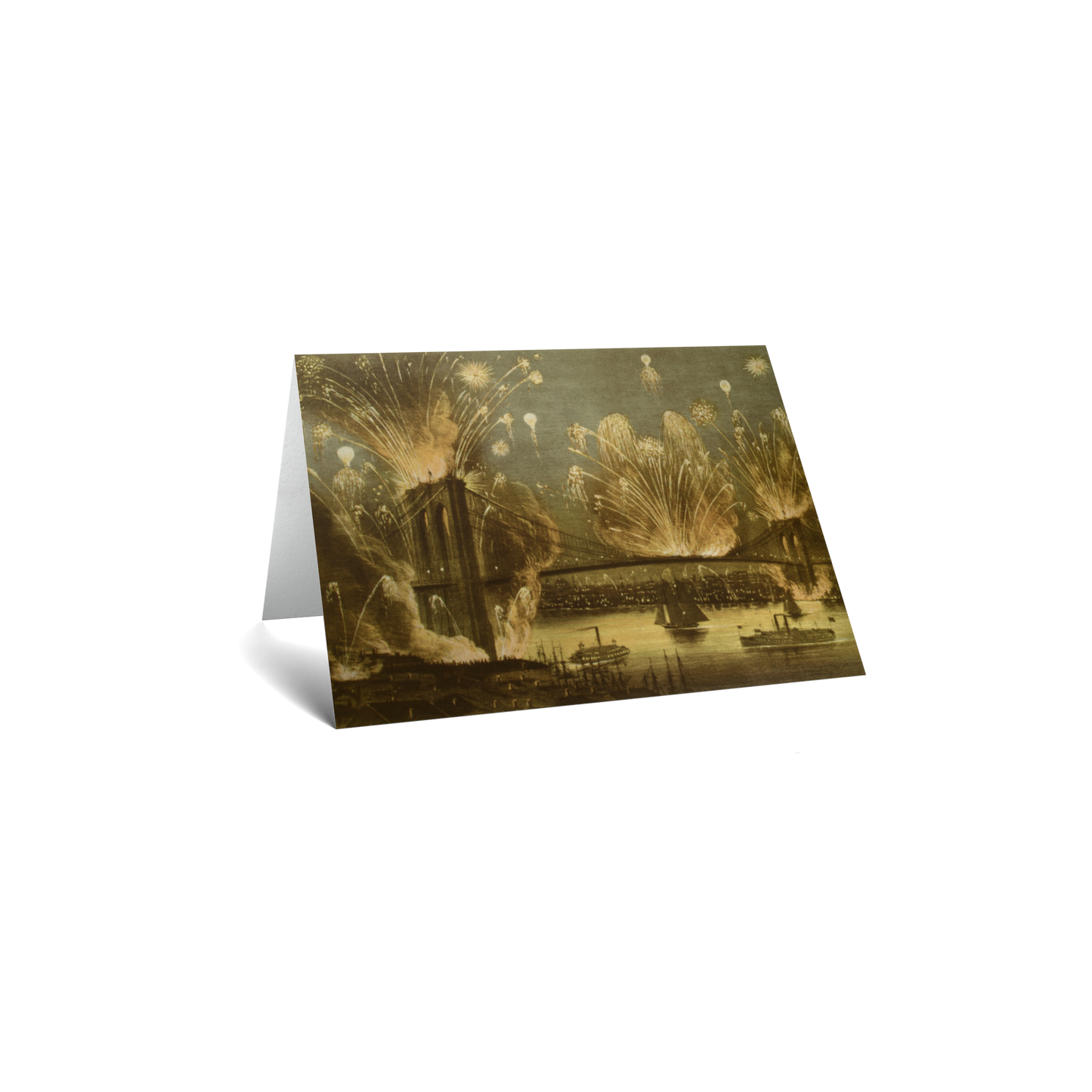 The Grand Display of Fireworks by Currier & Ives