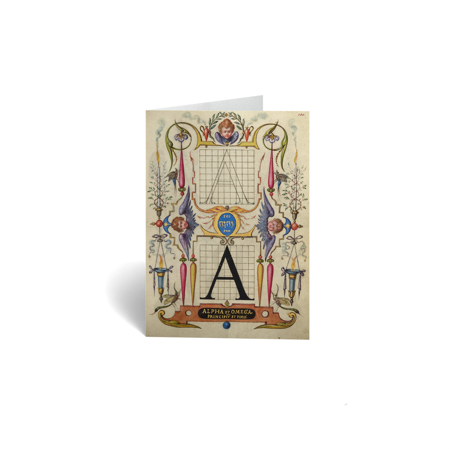 Guide for Constructing the Letter A by Joris Hoefnagel