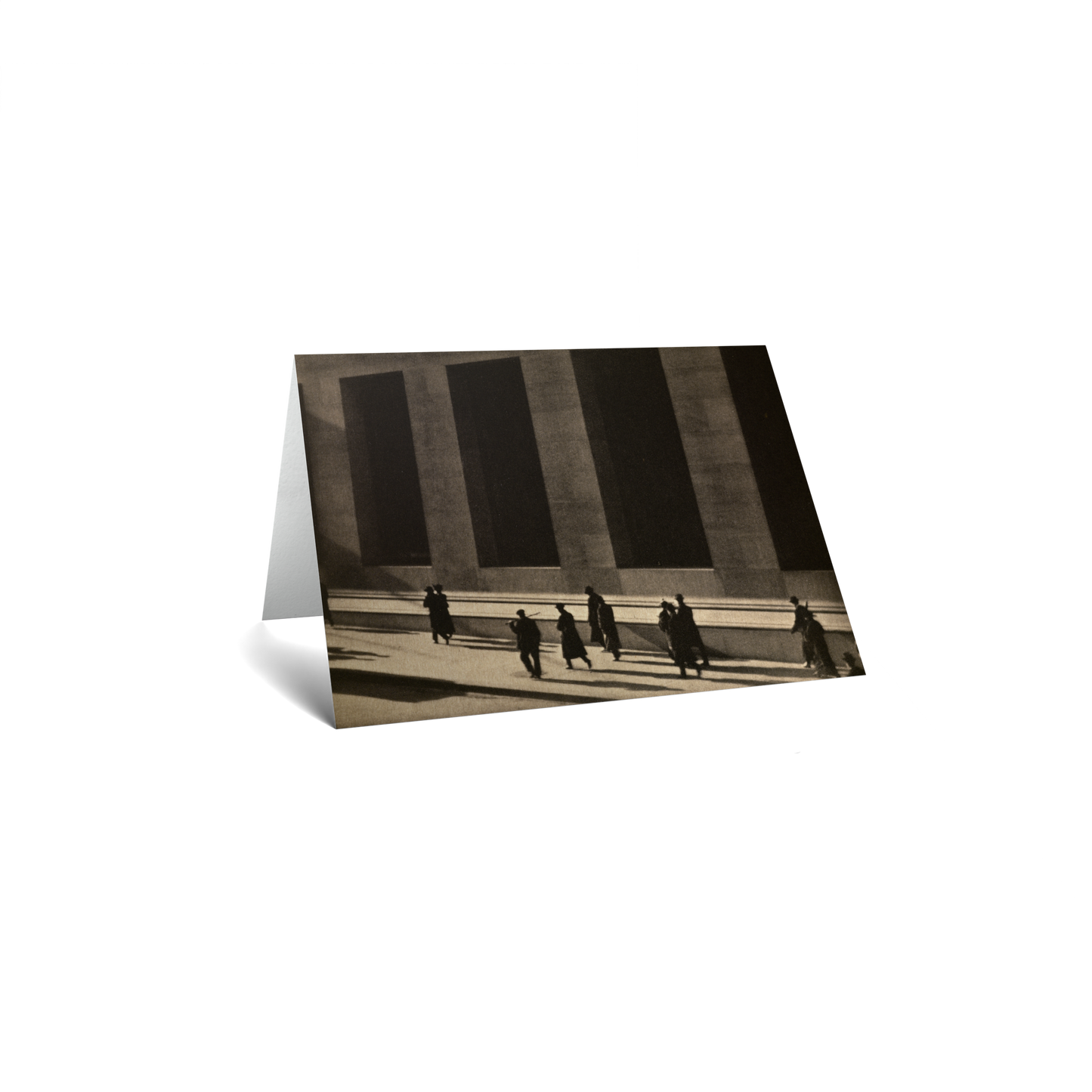 Just Because Keepsake Greeting Card - Wall Street Pedestrians
