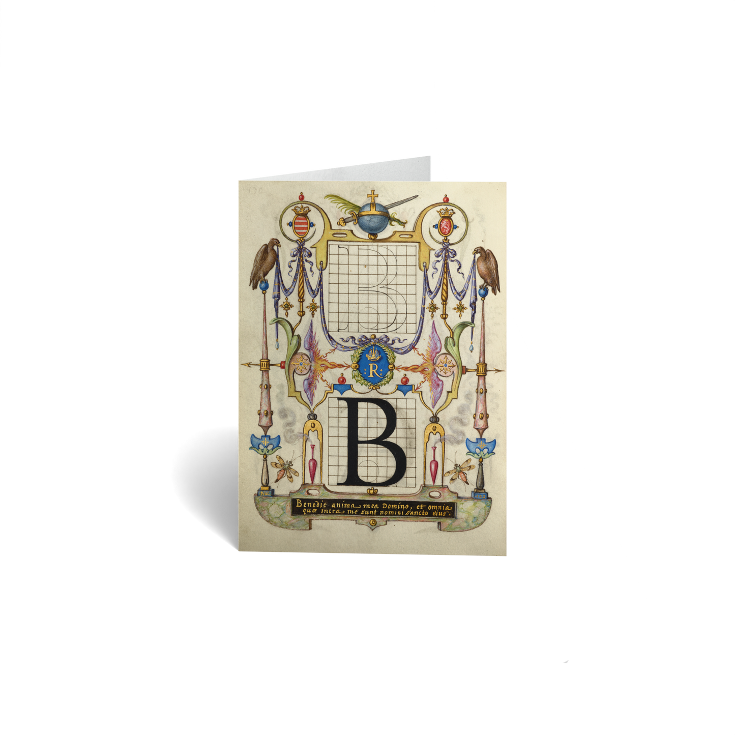 Guide for Constructing the Letter B by Joris Hoefnagel