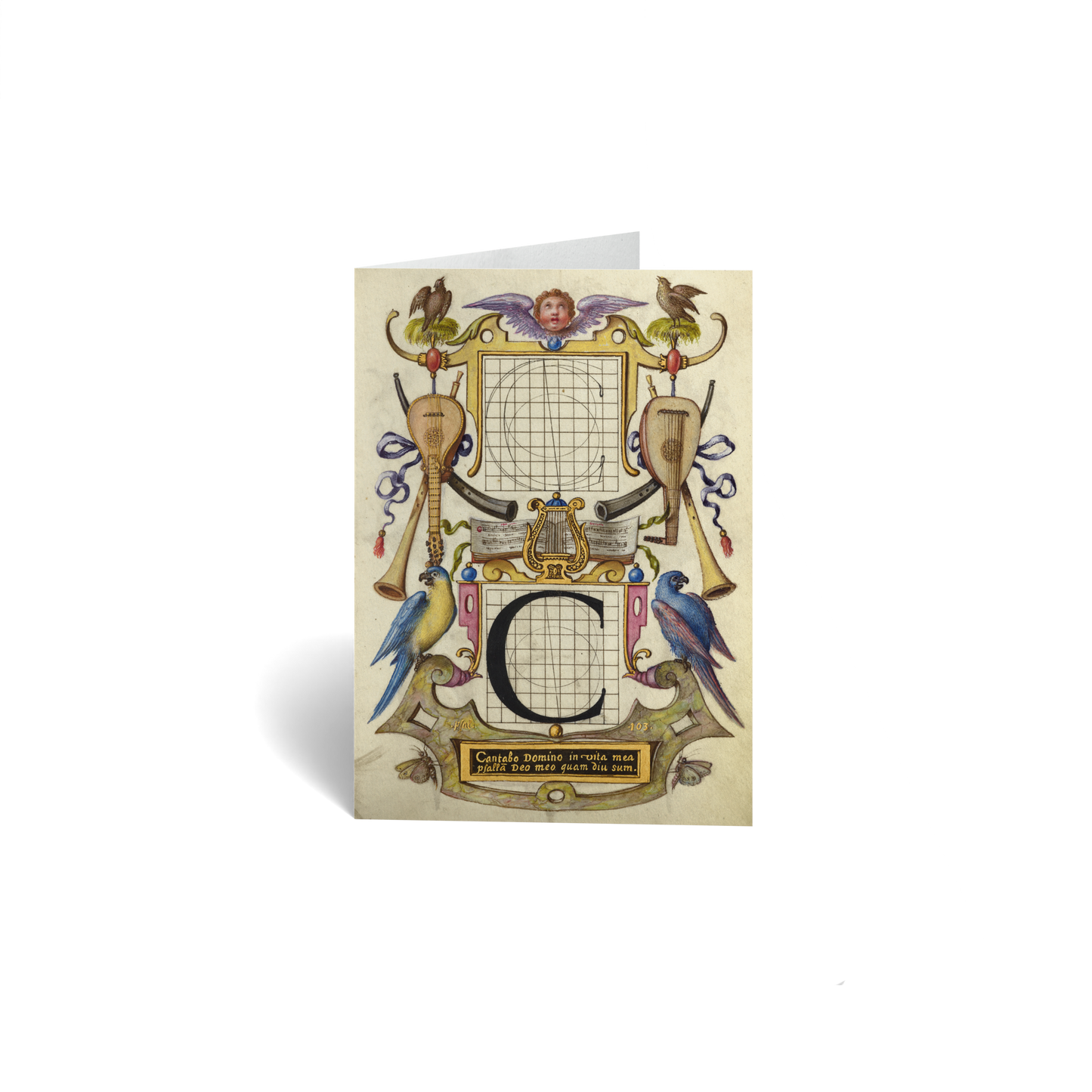 Guide for Constructing the Letter C by Joris Hoefnagel