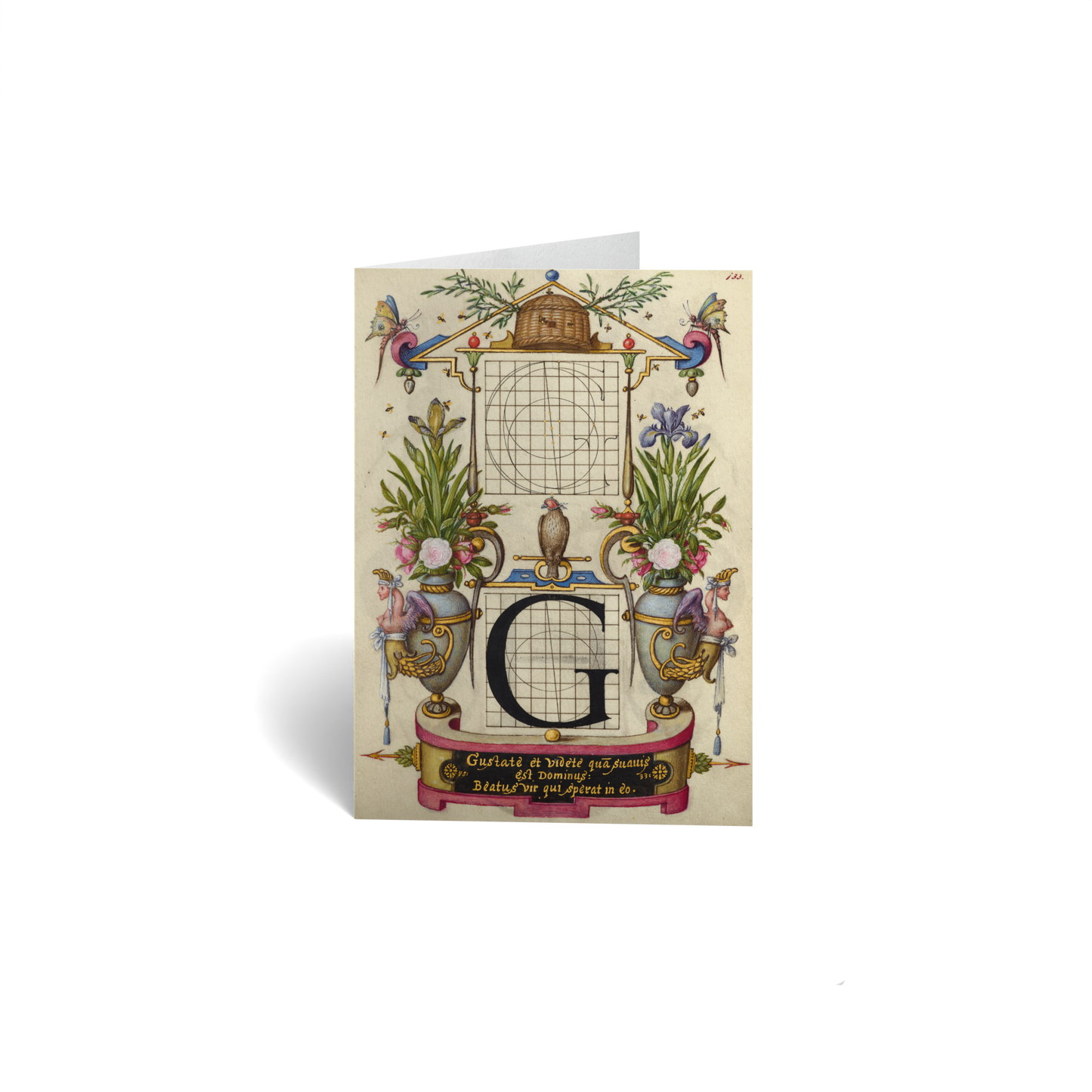 Guide for Constructing the Letter G by Joris Hoefnagel