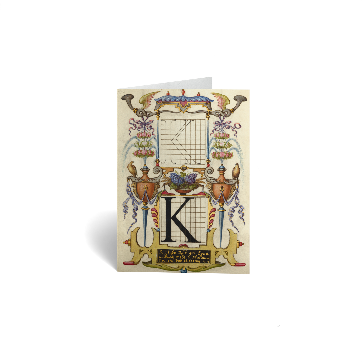 Guide for Constructing the Letter K by Joris Hoefnagel