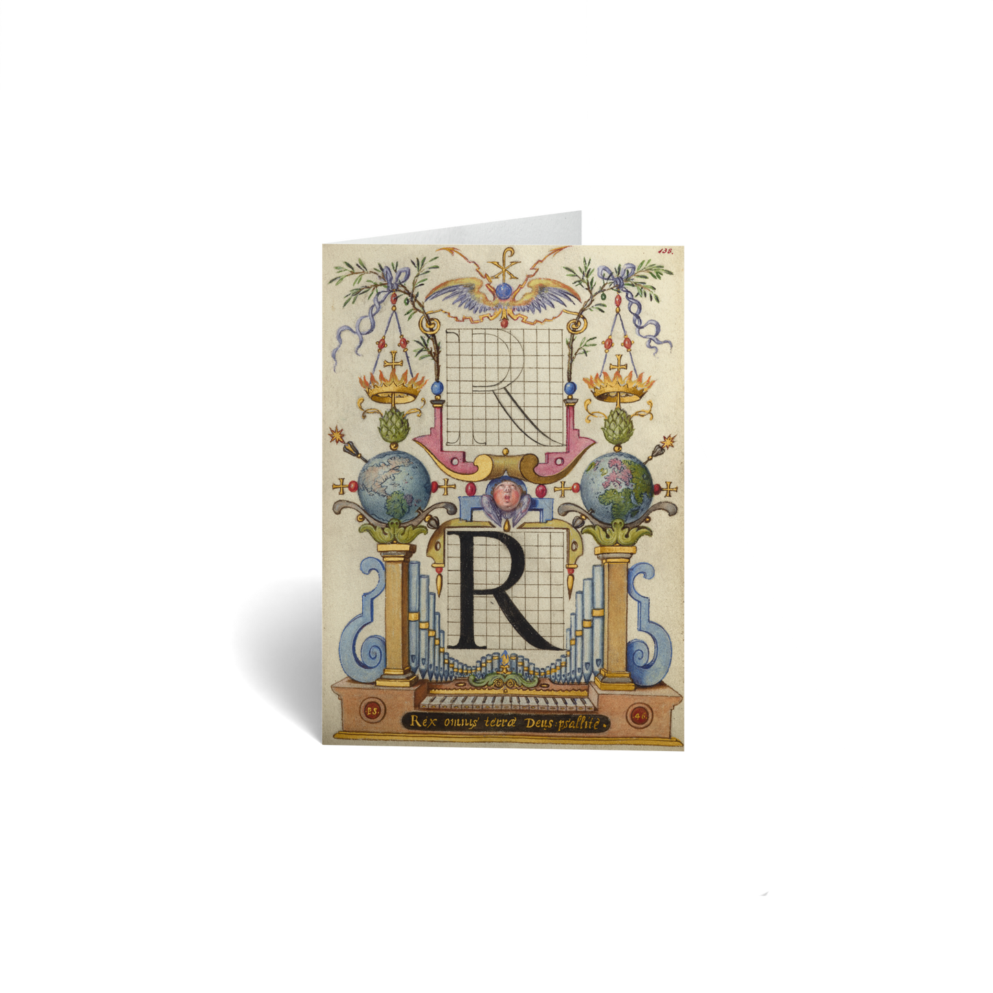 Guide for Constructing the Letter R by Joris Hoefnagel