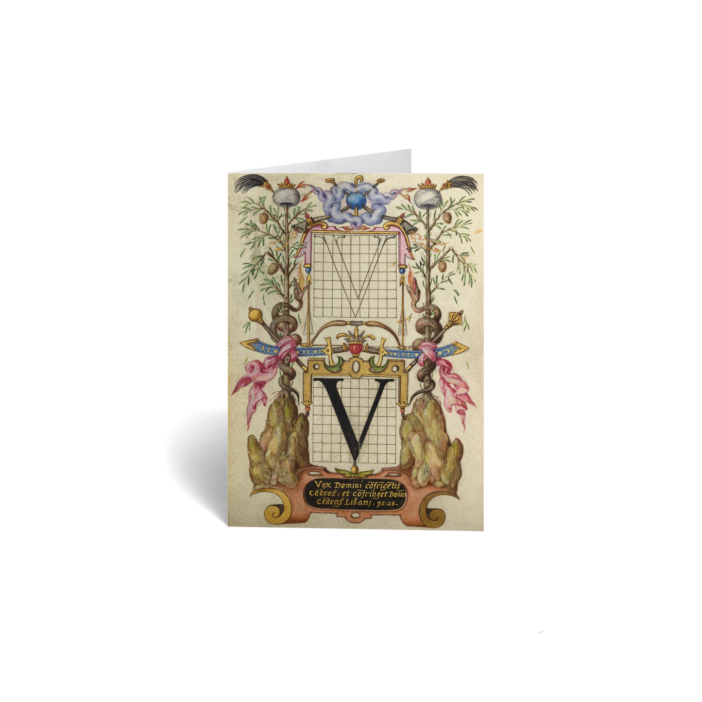 Guide for Constructing the Letter V by Joris Hoefnagel