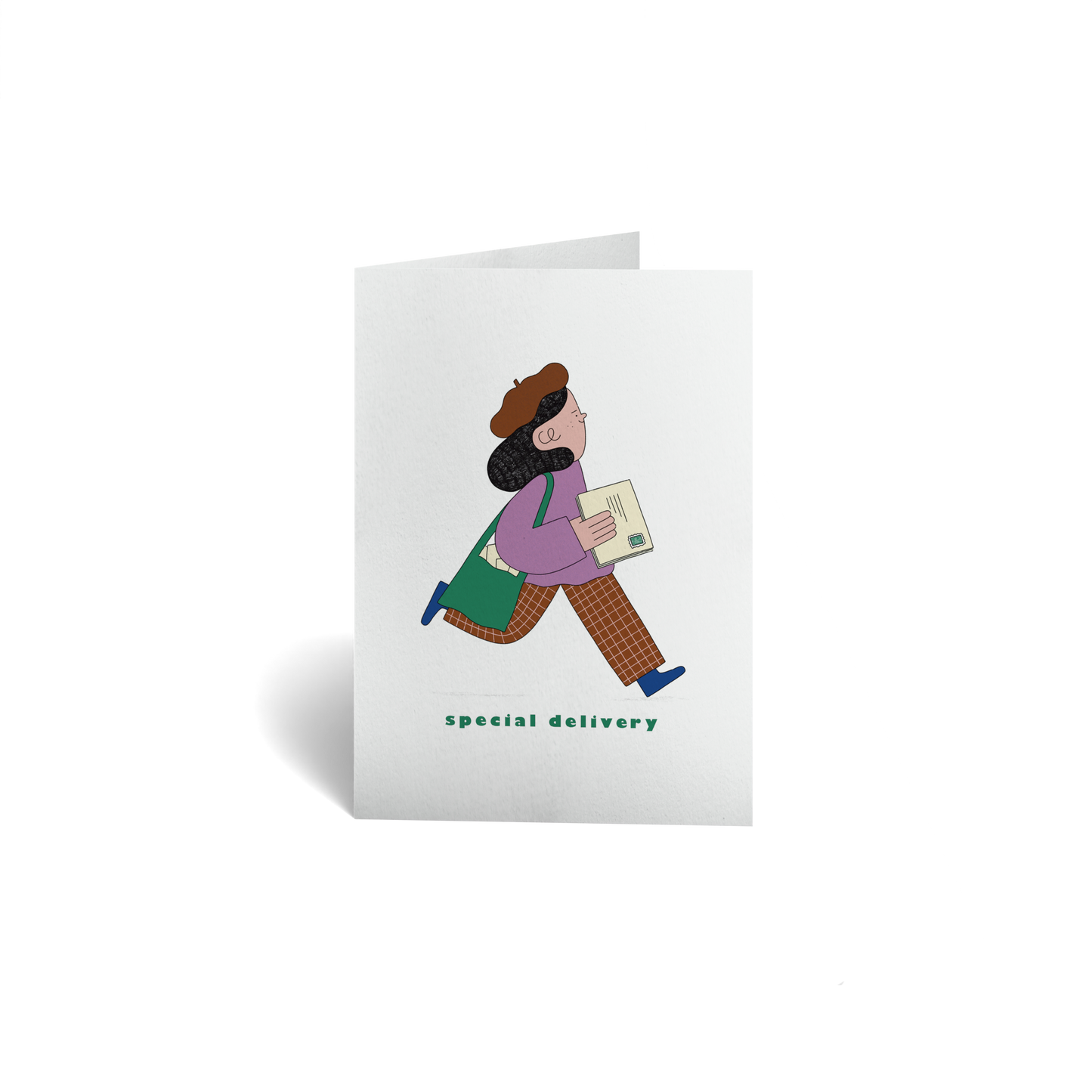 Love Keepsake Greeting Card - Delivering Mail