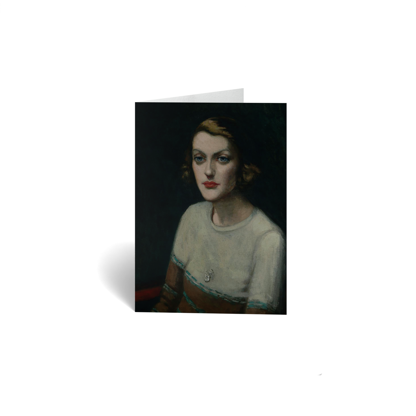 Just Because Keepsake Greeting Card - Sunday Baillieu Quinn Paris Portrait