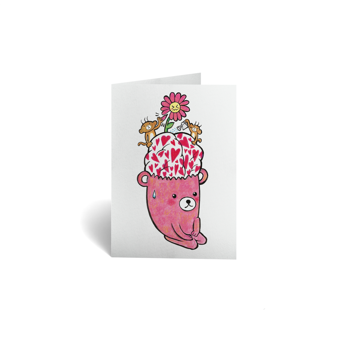 Love Brain Bear by Andrea Reyes