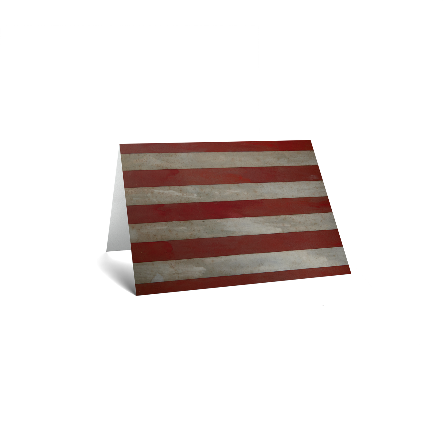 4th of July Keepsake Greeting Card - American Flag Stripes