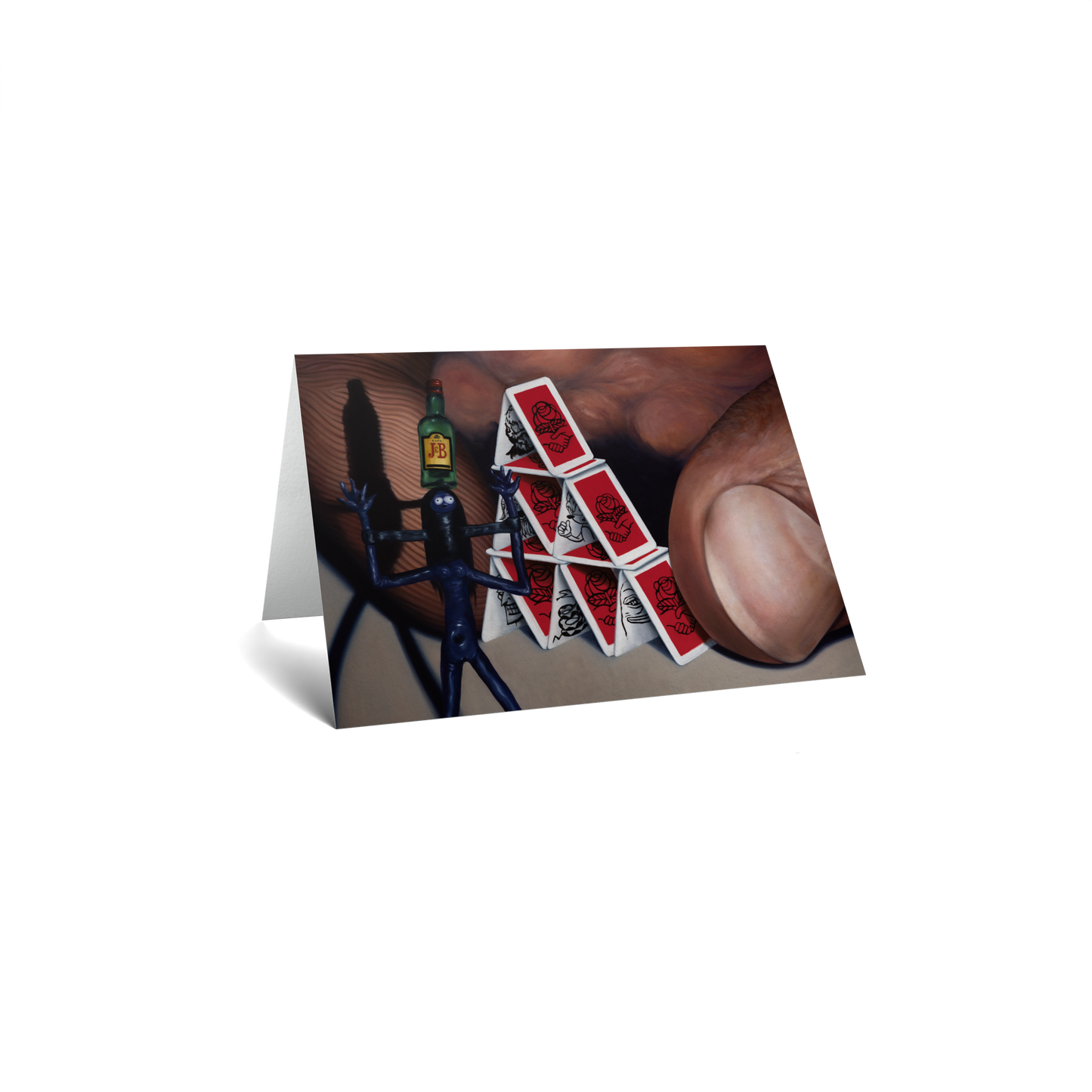 Just Because Keepsake Greeting Card - House of Cards
