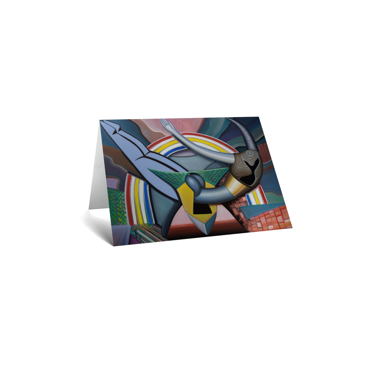 Congratulations Keepsake Greeting Card - Under The Rainbow - Surreal