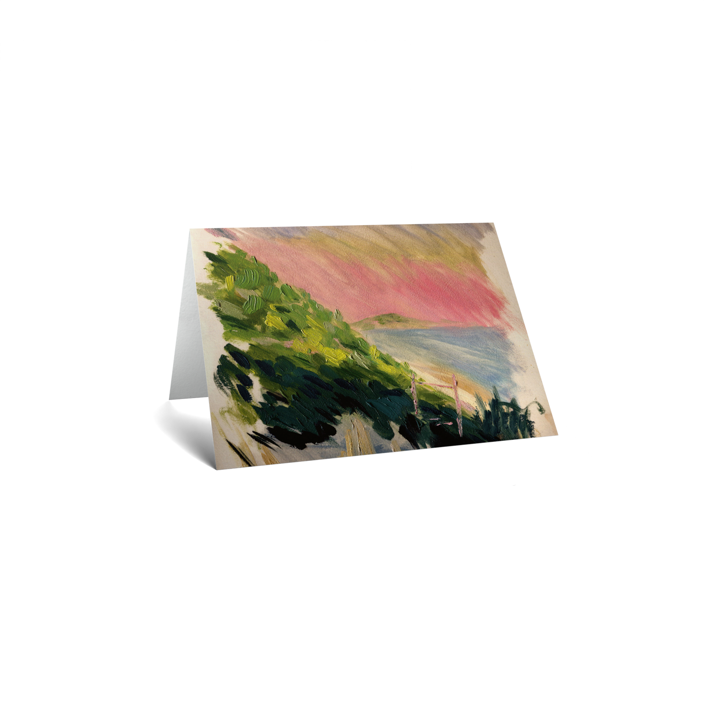 Thinking of You Keepsake Greeting Card - Coastal Seaside